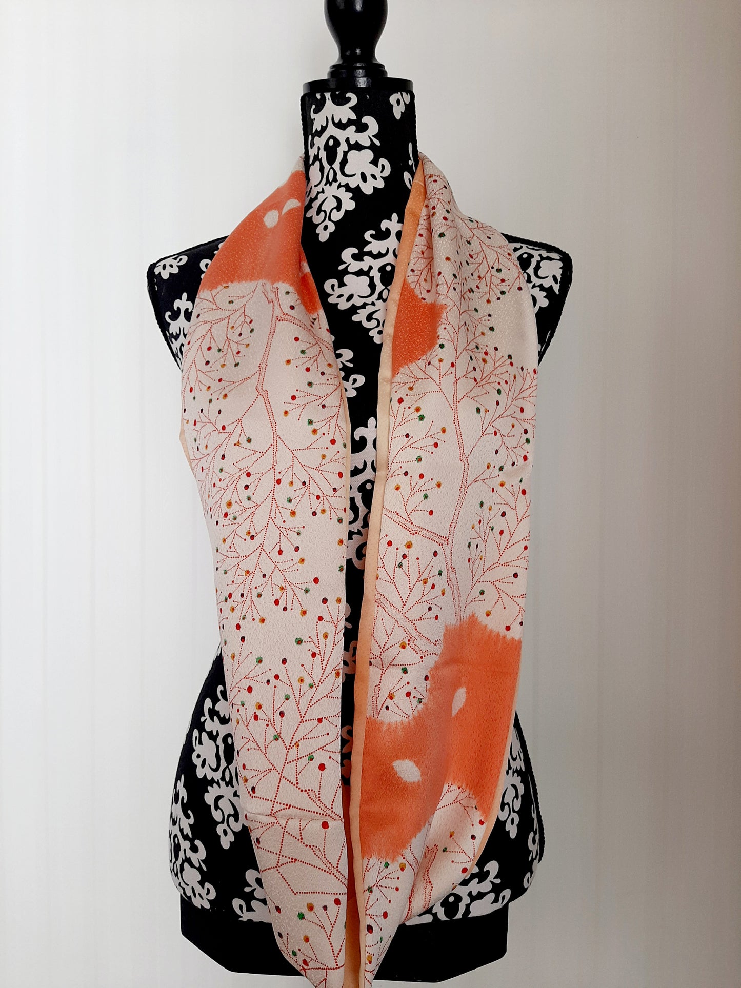 Vintage kimono silk snood
