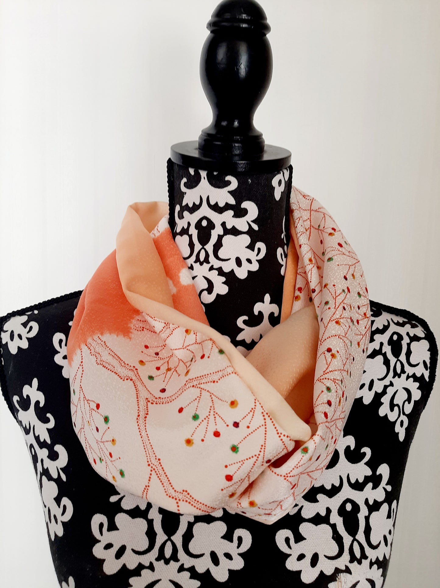 Vintage kimono silk snood