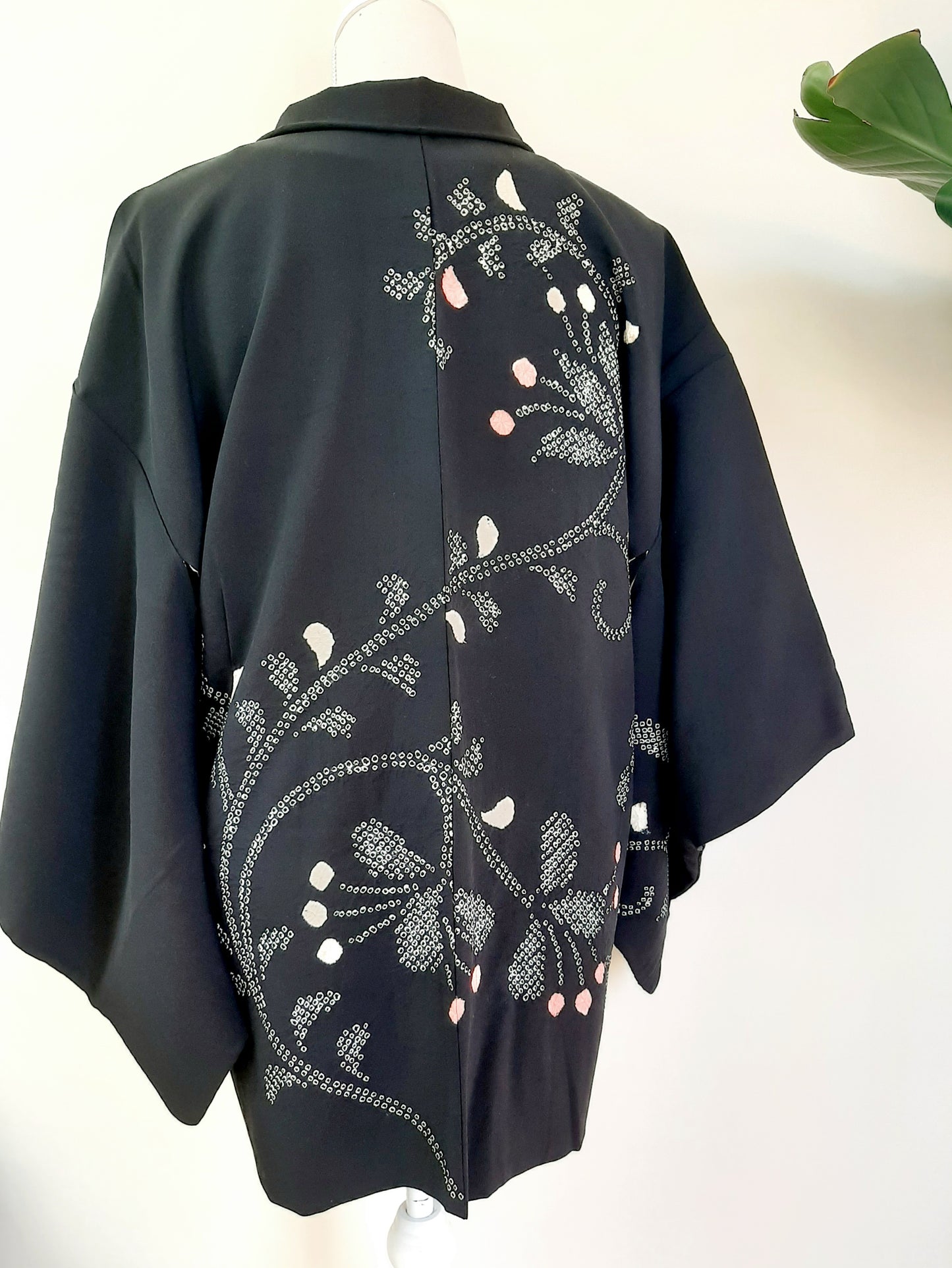 Japanese Vintage Silk Haori, Kimono jacket