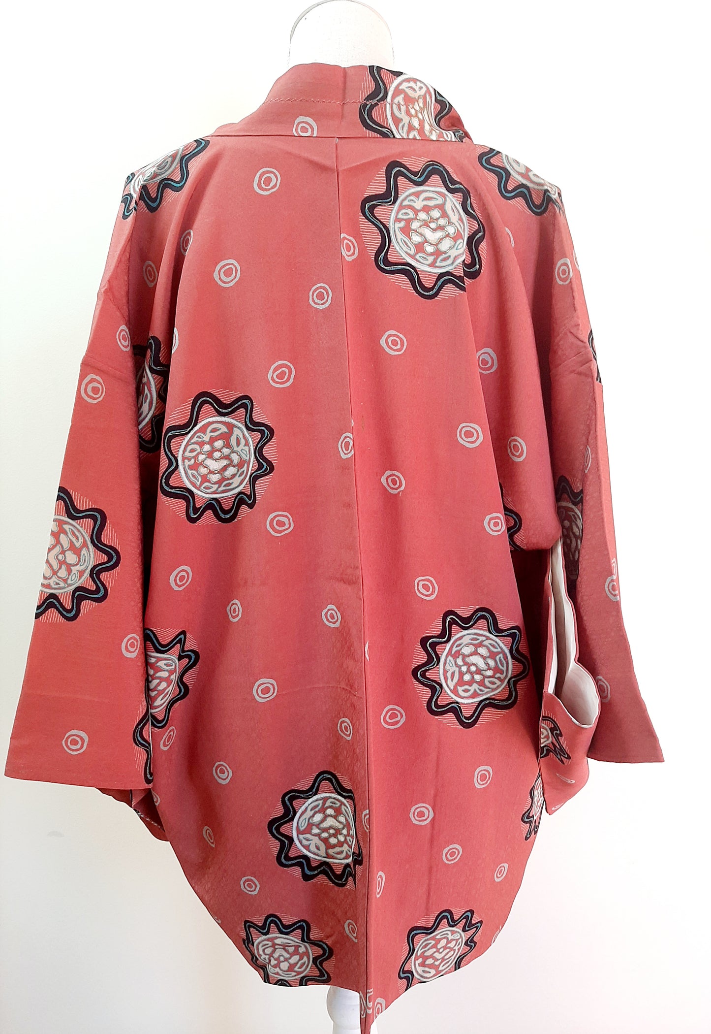 Japanese Vintage Silk Haori, Kimono jacket