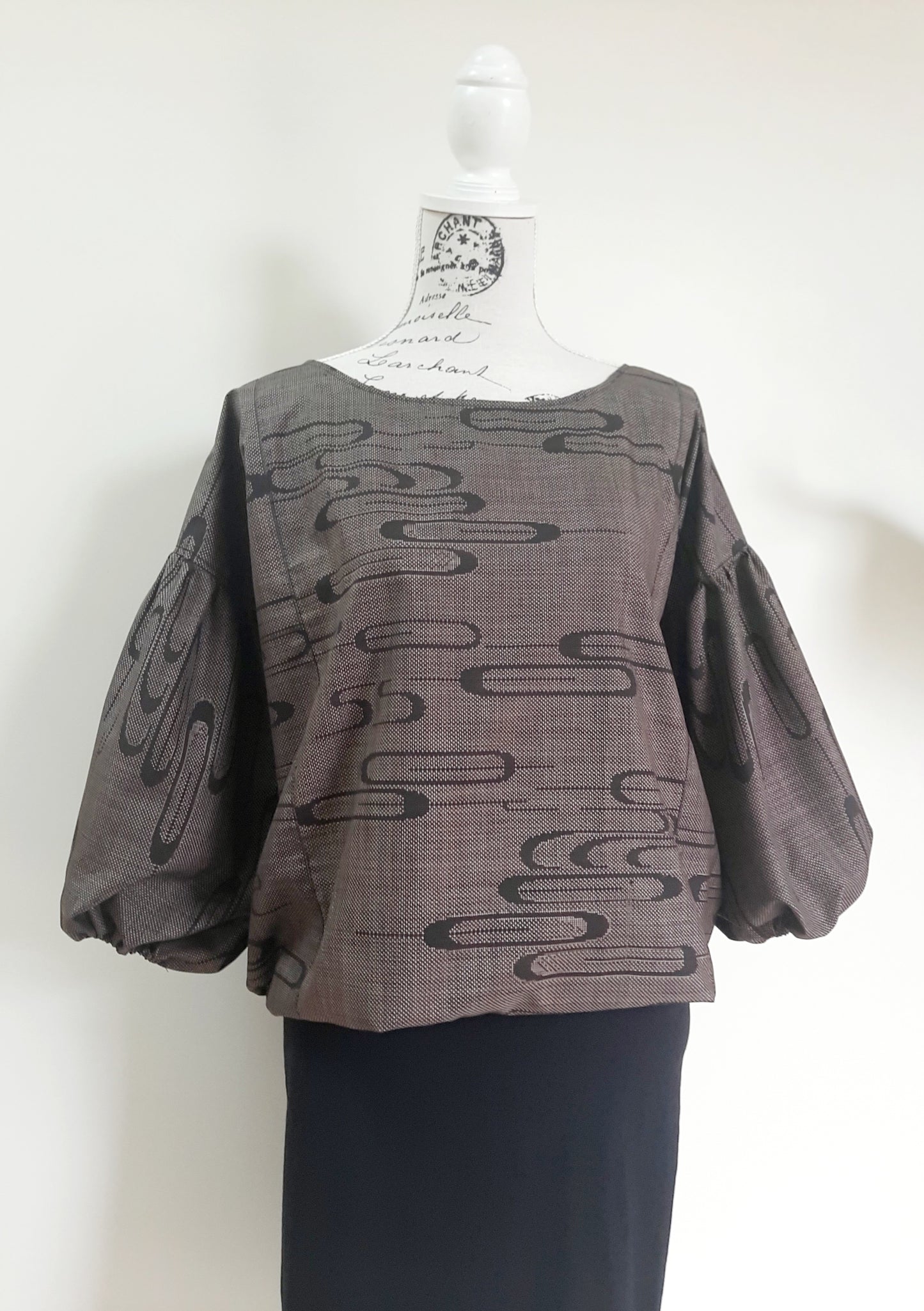 Vintage kimono Silk top
