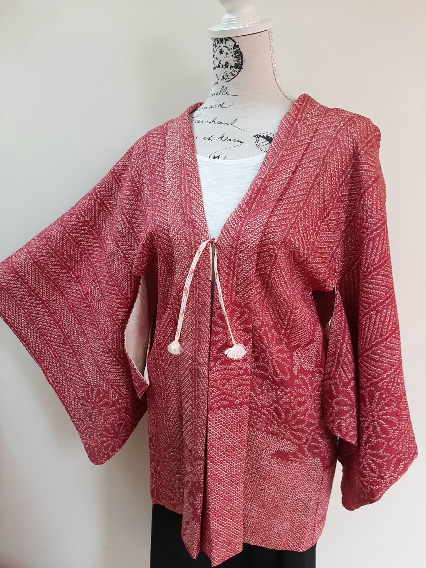 Japanese Vintage Silk Haori, Kimono jacket