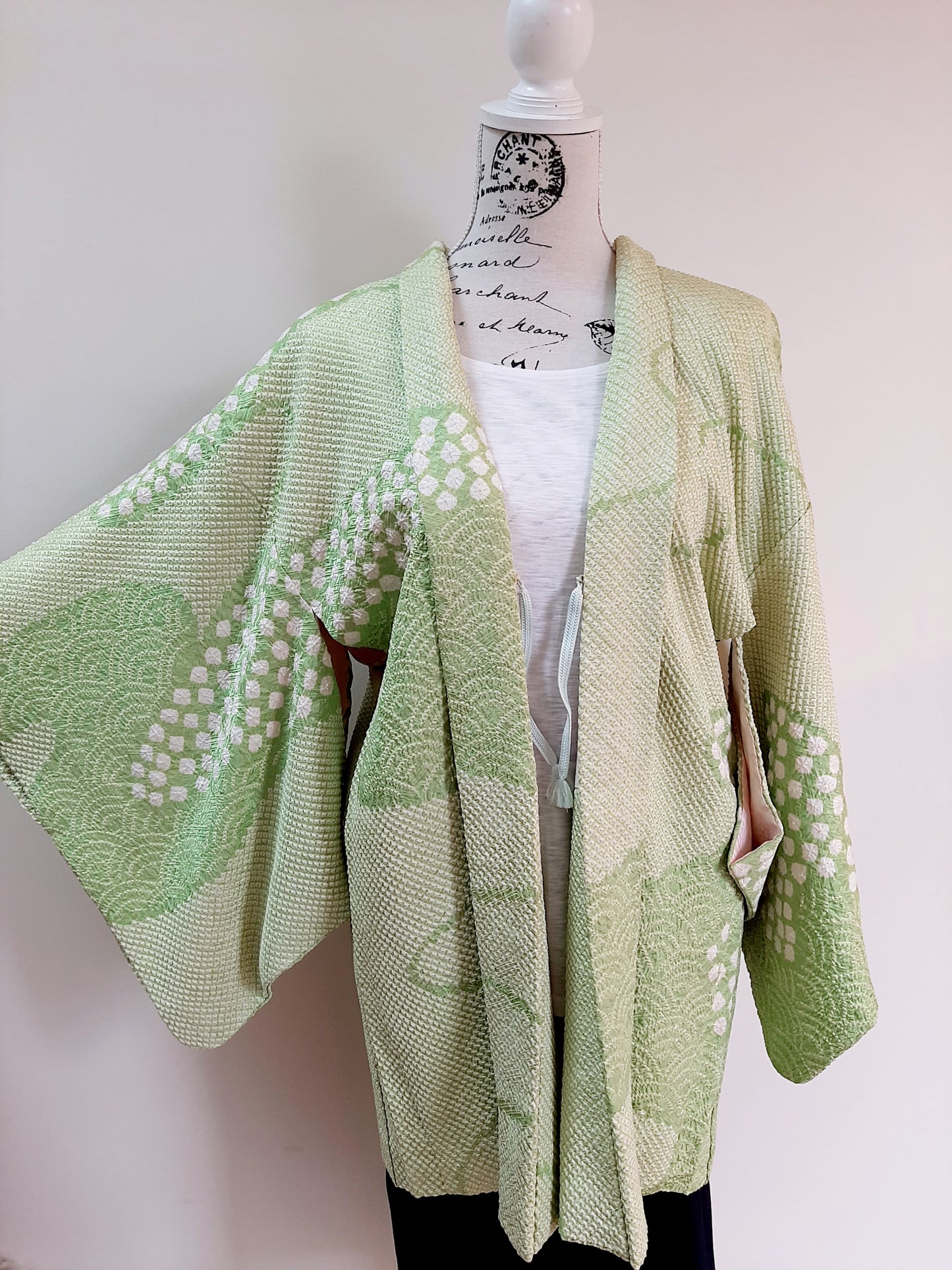 Japanese Vintage Silk Haori, Kimono jacket