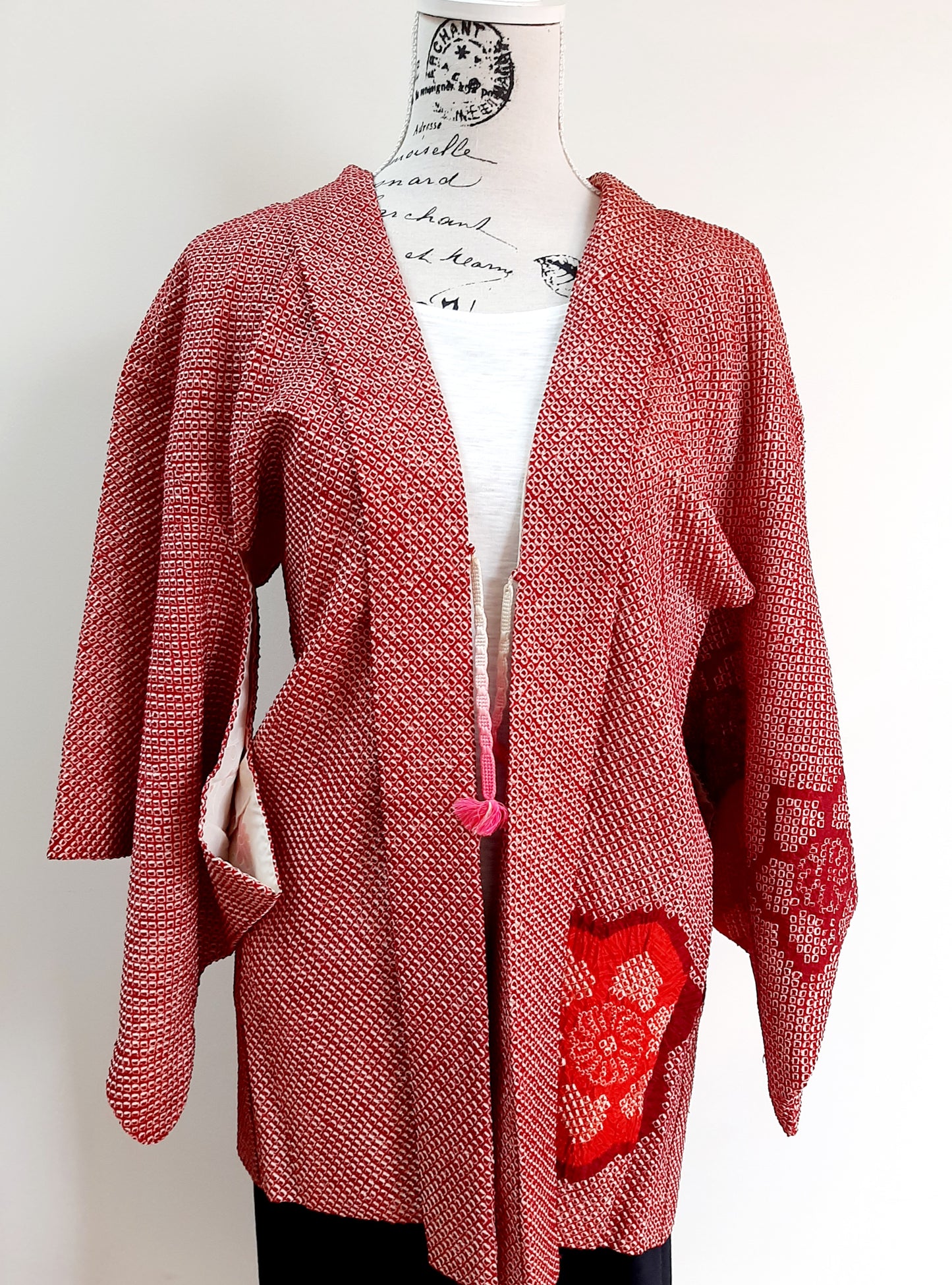 Japanese Vintage Silk Haori, Kimono jacket