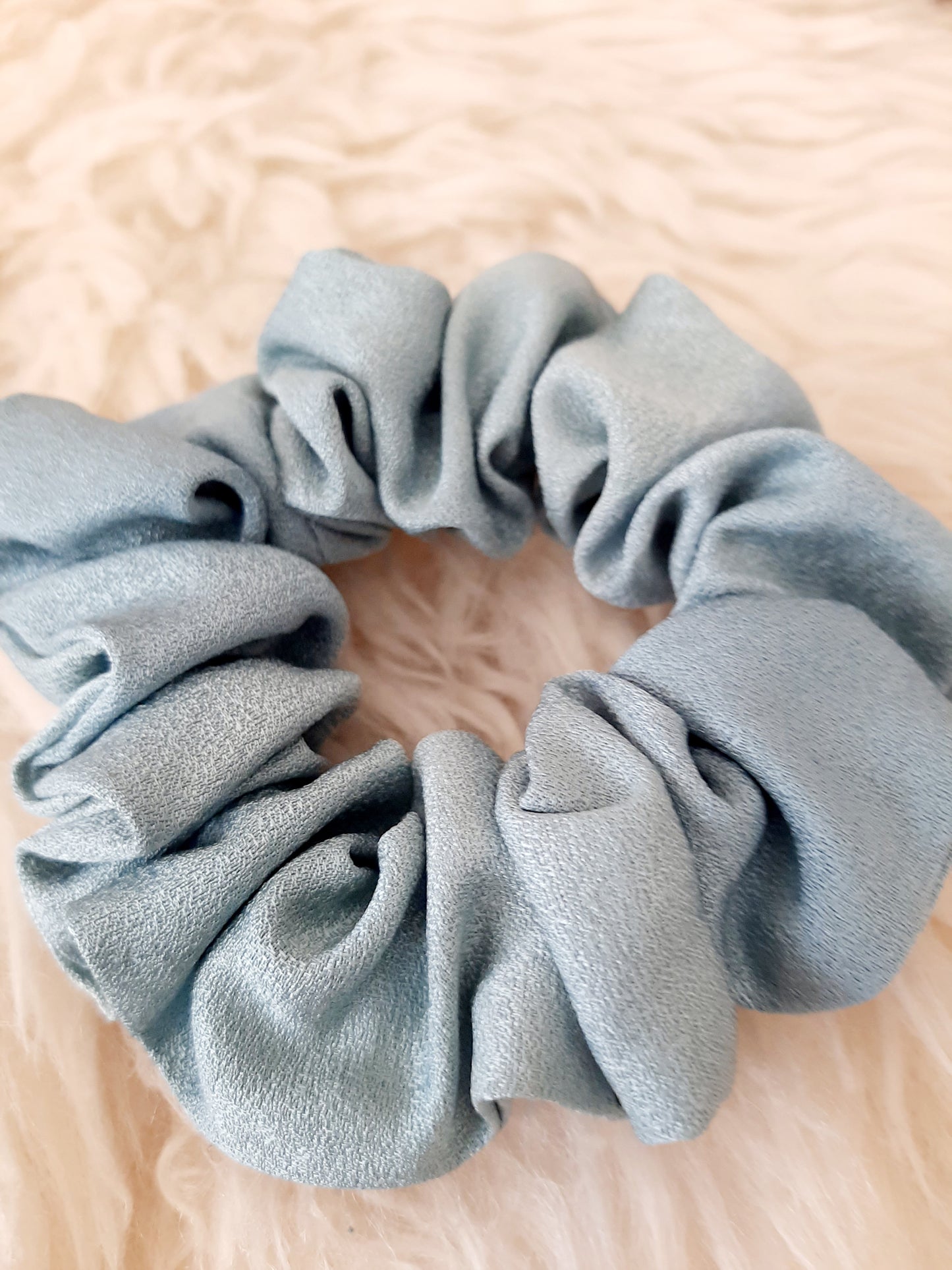 Vintage kimono silk scrunchies