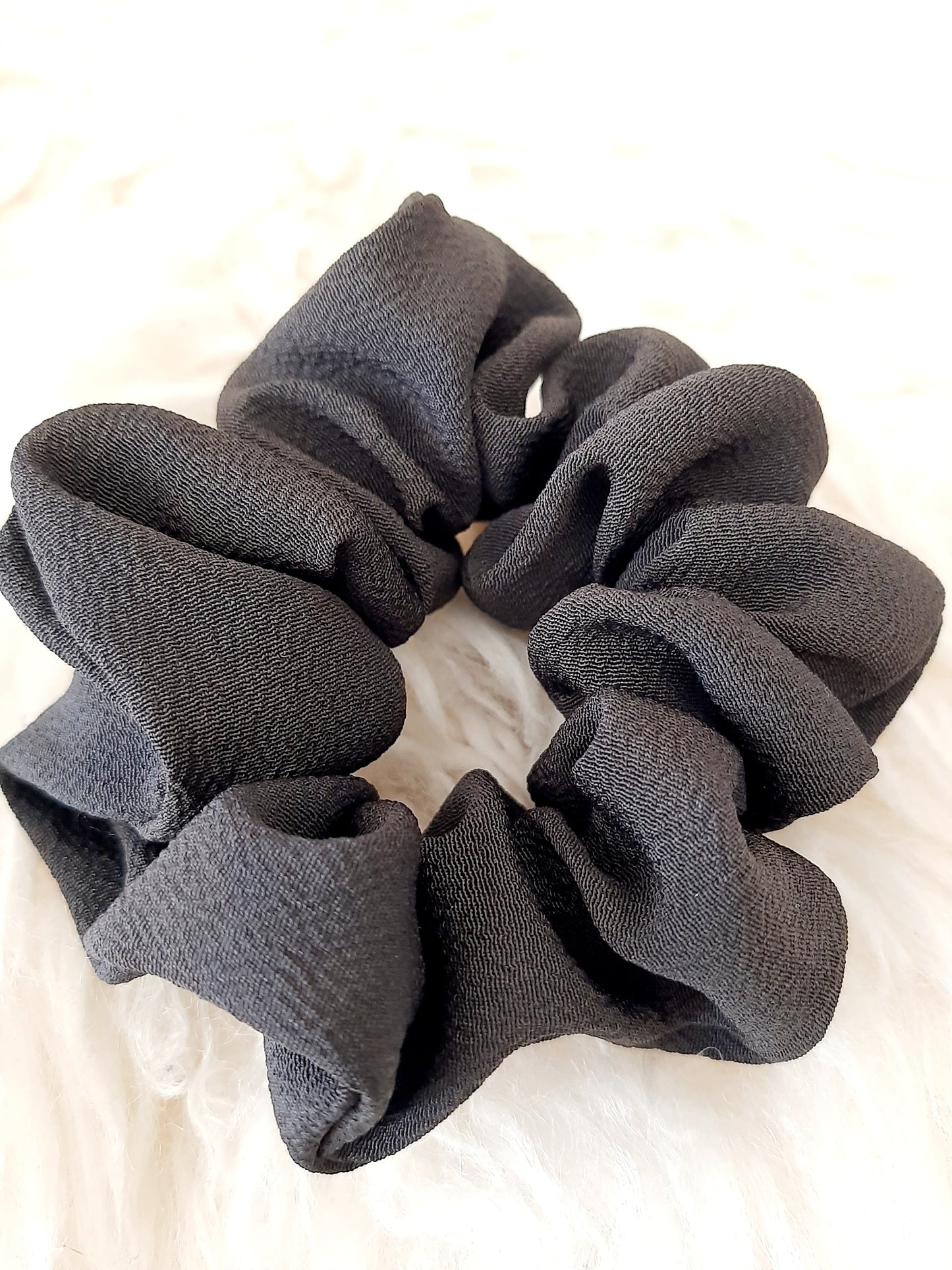 Vintage kimono silk scrunchies
