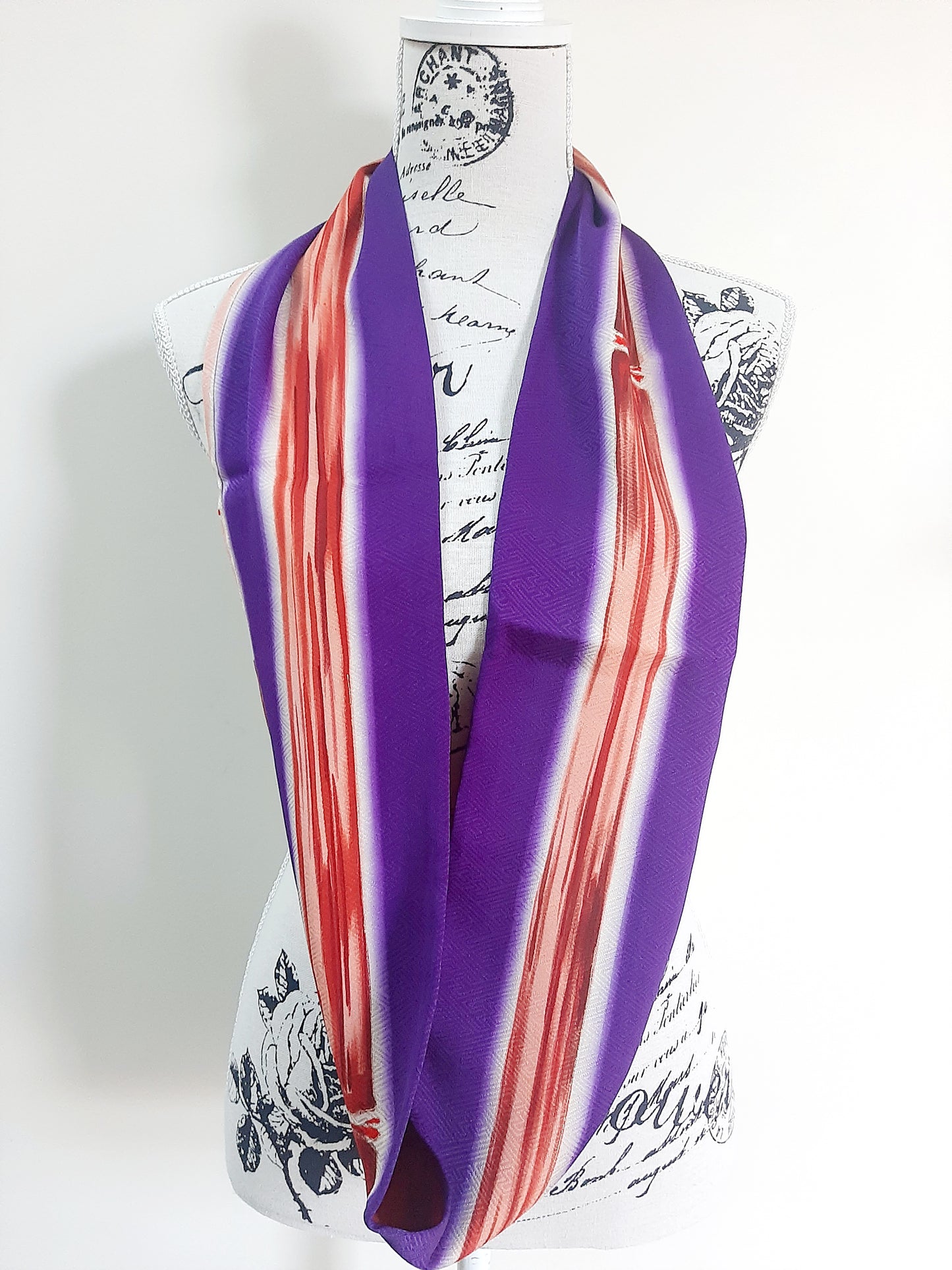 Vintage kimono silk snood