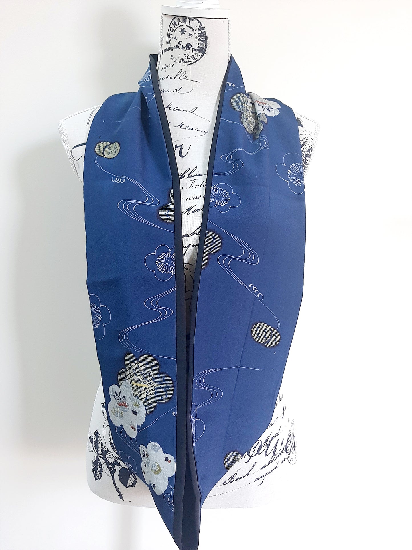 Vintage kimono silk snood