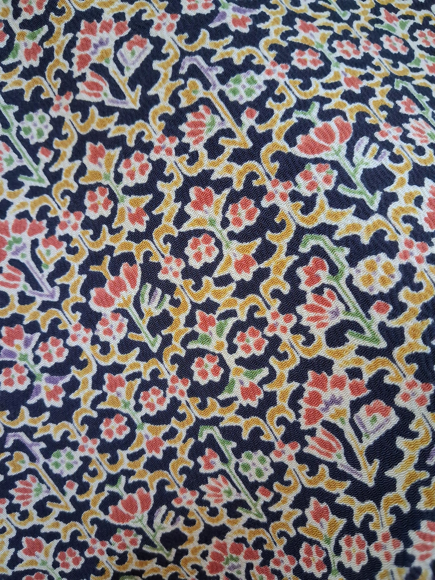 Vintage kimono silk dress