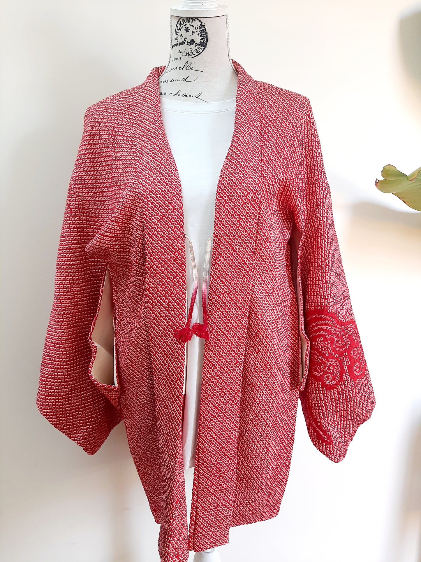 Japanese Vintage Silk Haori, Kimono jacket