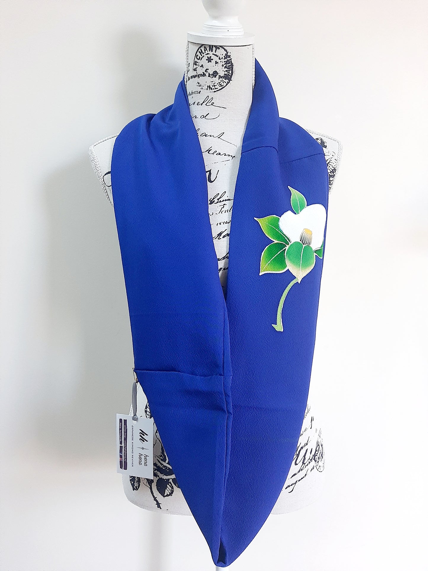 Vintage kimono silk snood