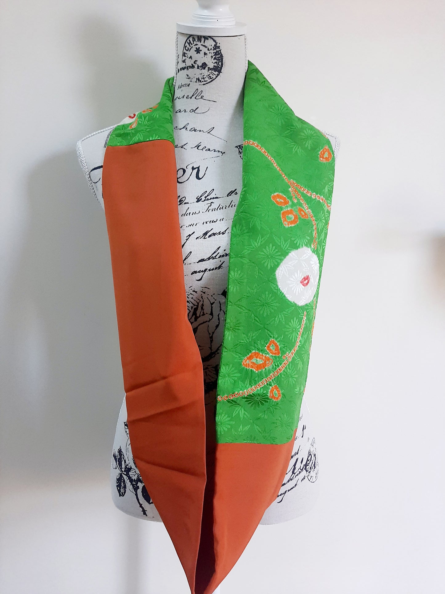 Vintage kimono silk snood
