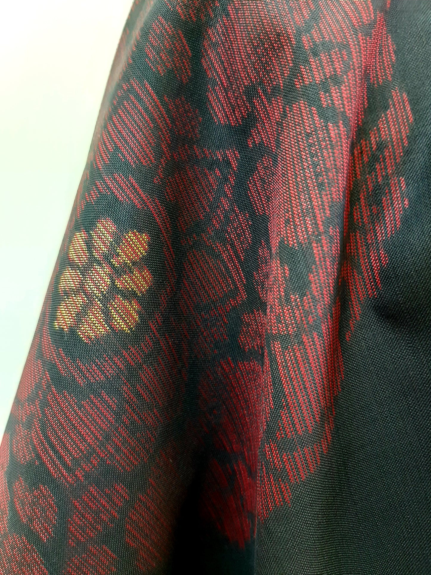 Vintage kimono silk skirt