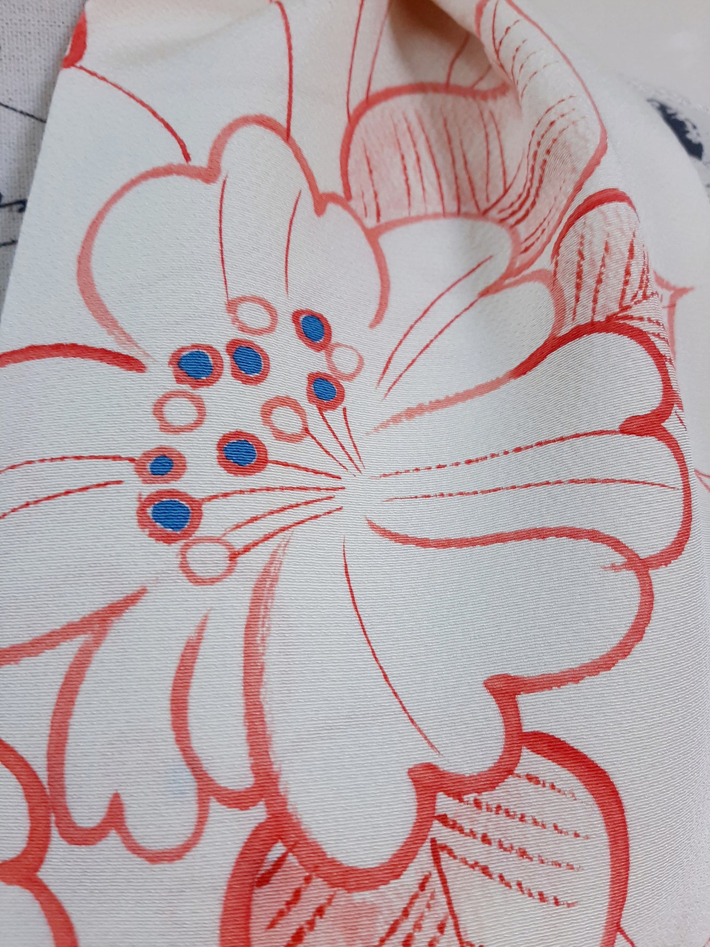 Vintage kimono silk snood