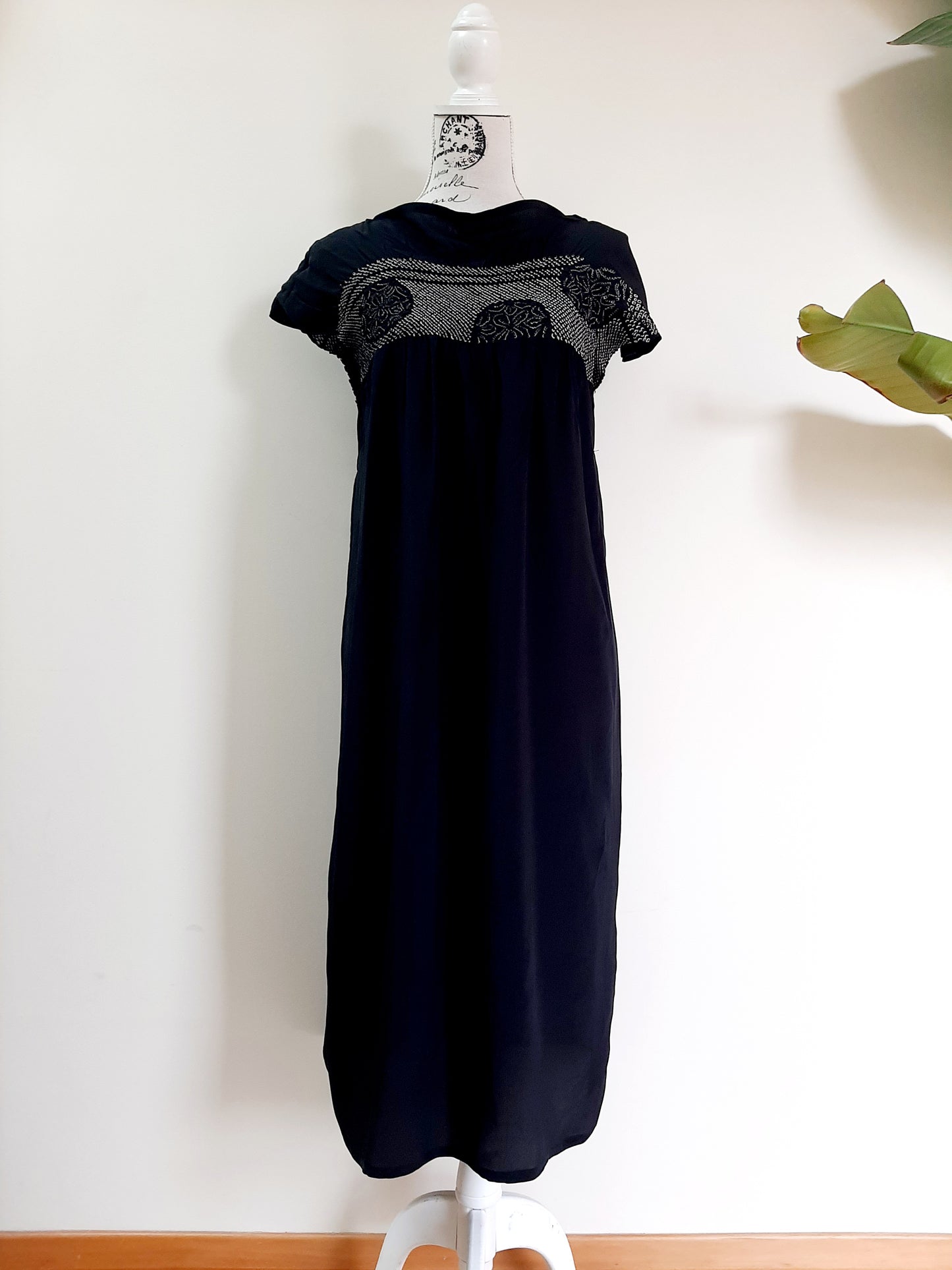 Vintage Kimomo Shibori Silk Dress