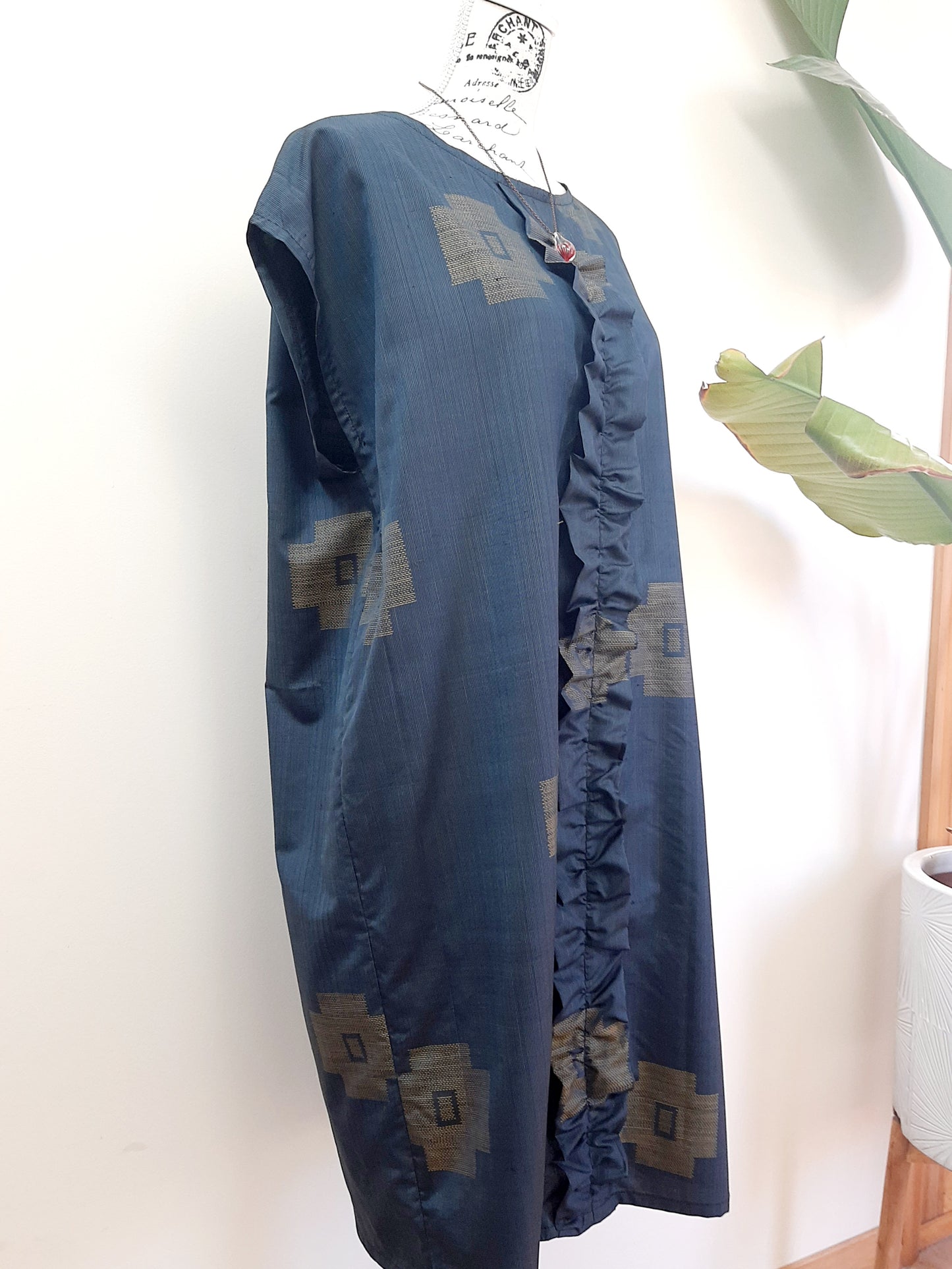 Vintage kimono silk dress