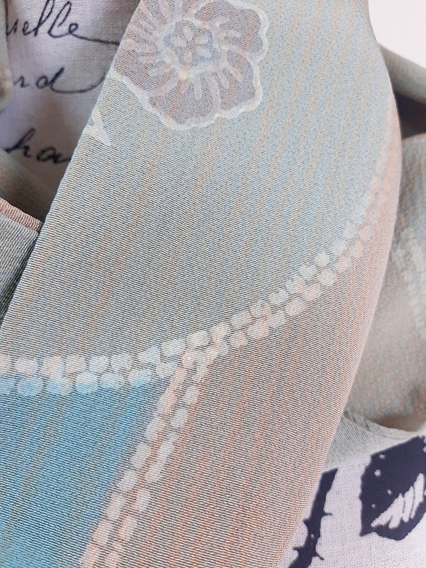 Vintage kimono silk snood