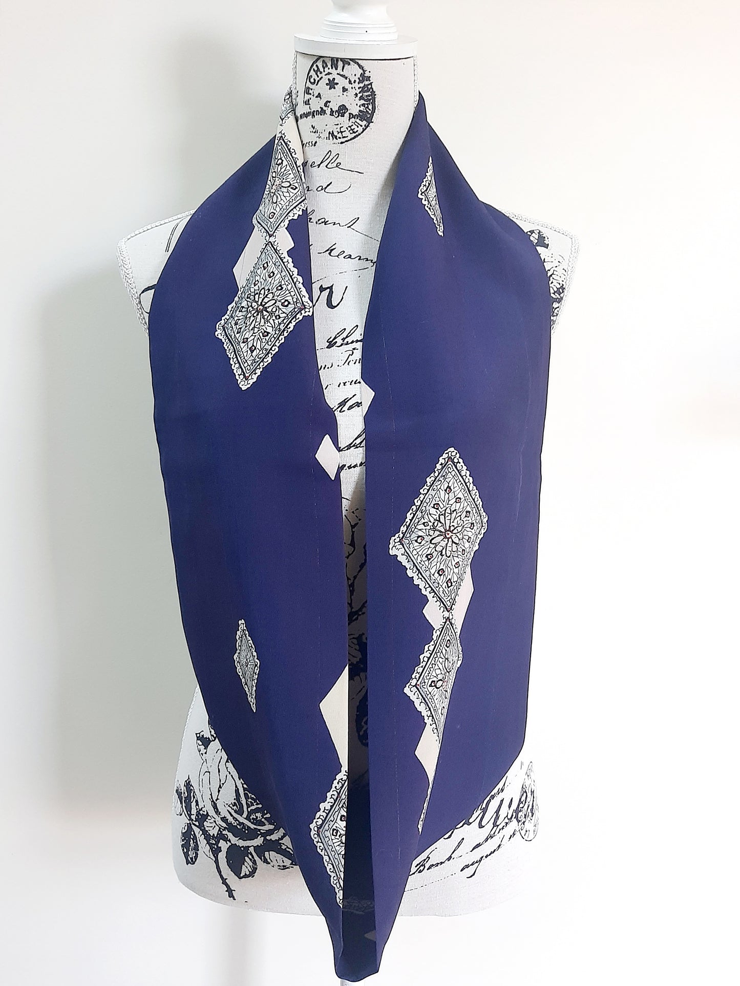 Vintage kimono silk snood