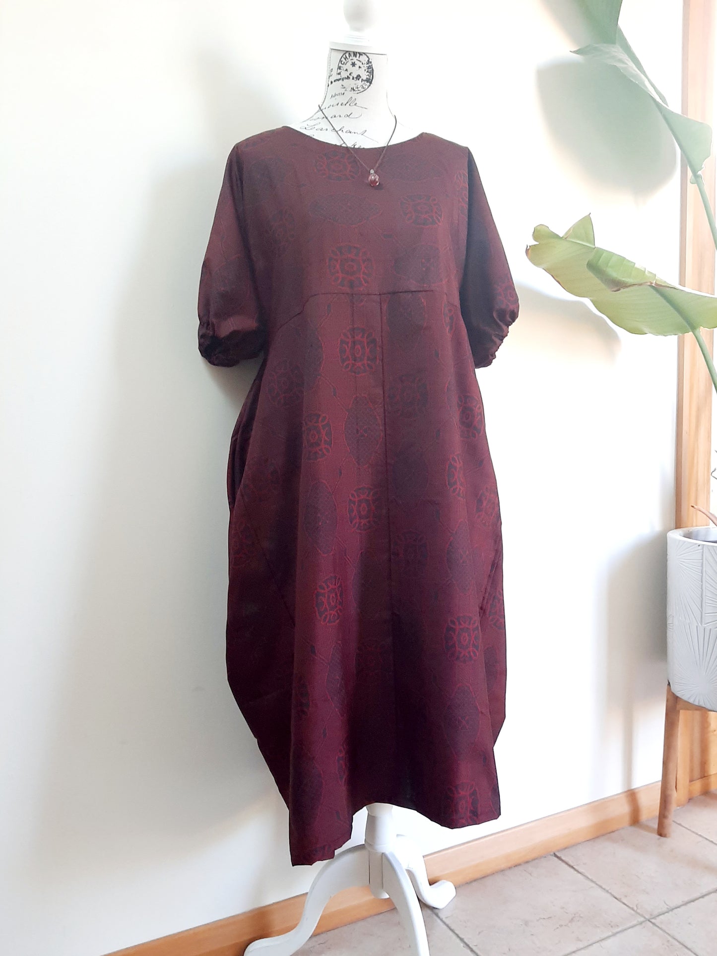 Vintage kimono silk dress