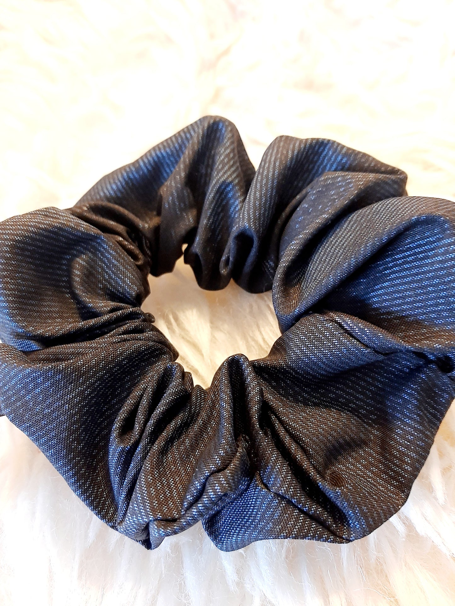 Vintage kimono silk scrunchies