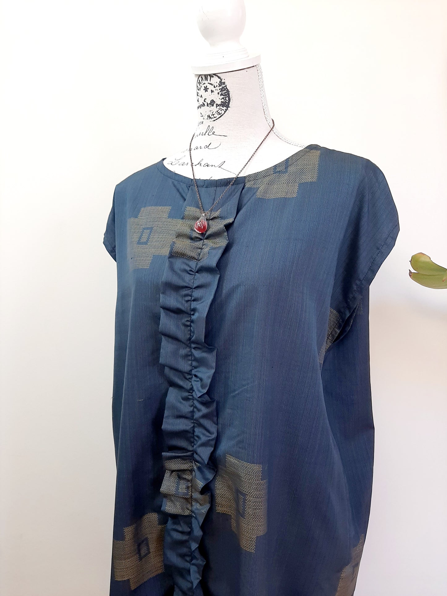 Vintage kimono silk dress