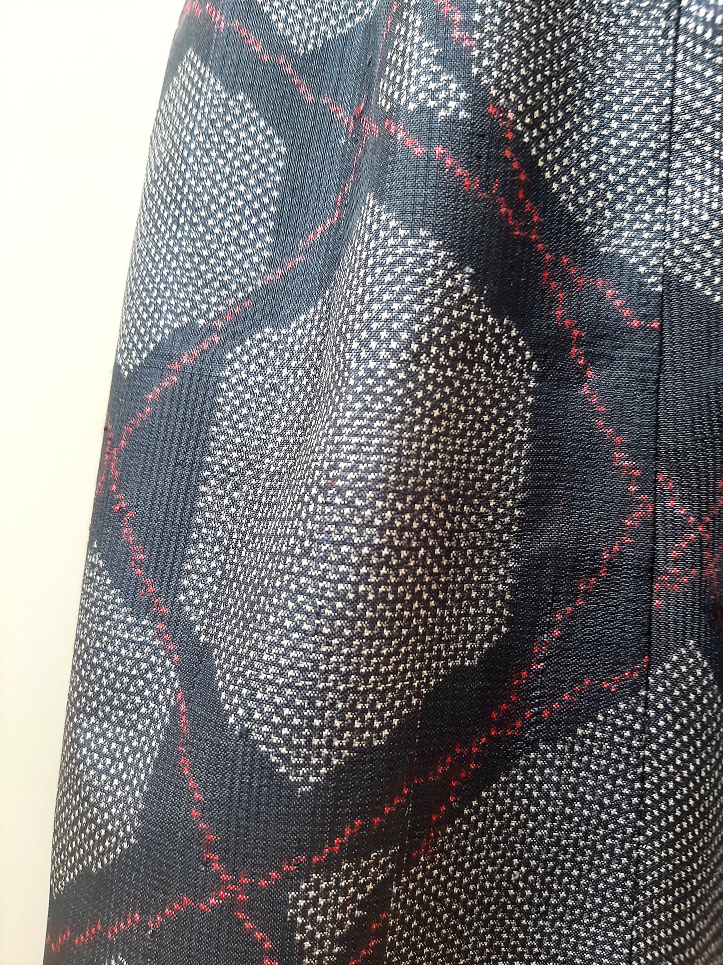 Vintage kimono silk skirt