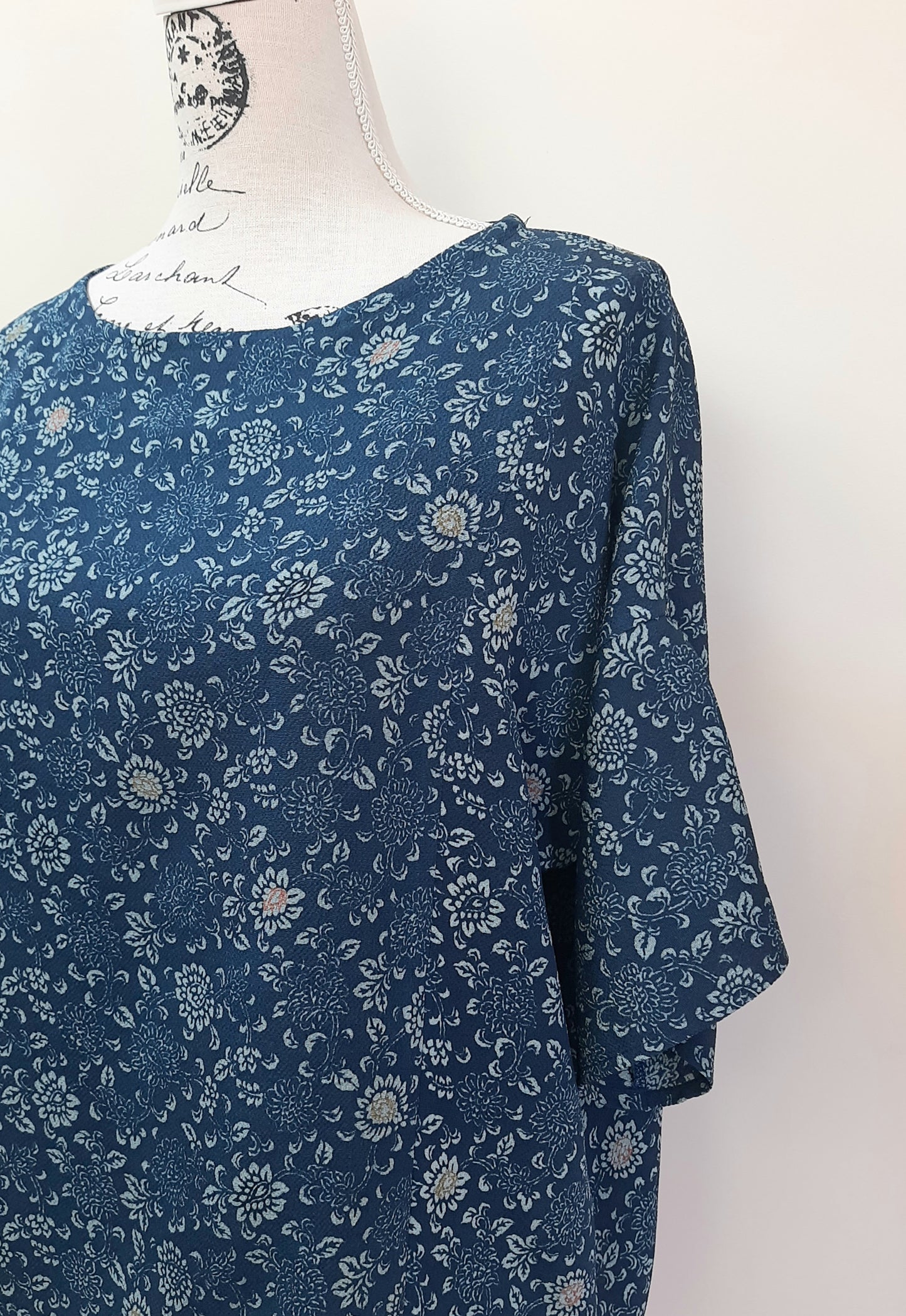Vintage kimono silk dress
