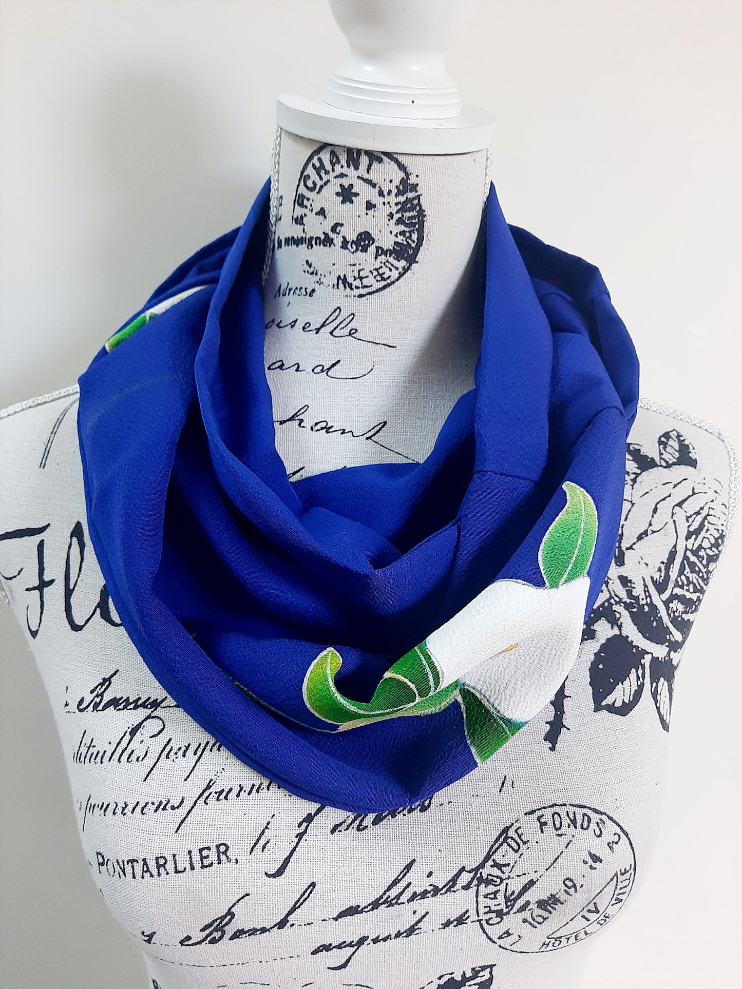 Vintage kimono silk snood
