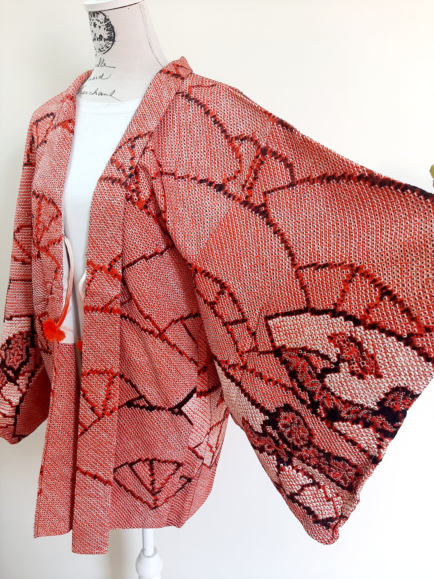Japanese Vintage Silk Haori, Kimono jacket