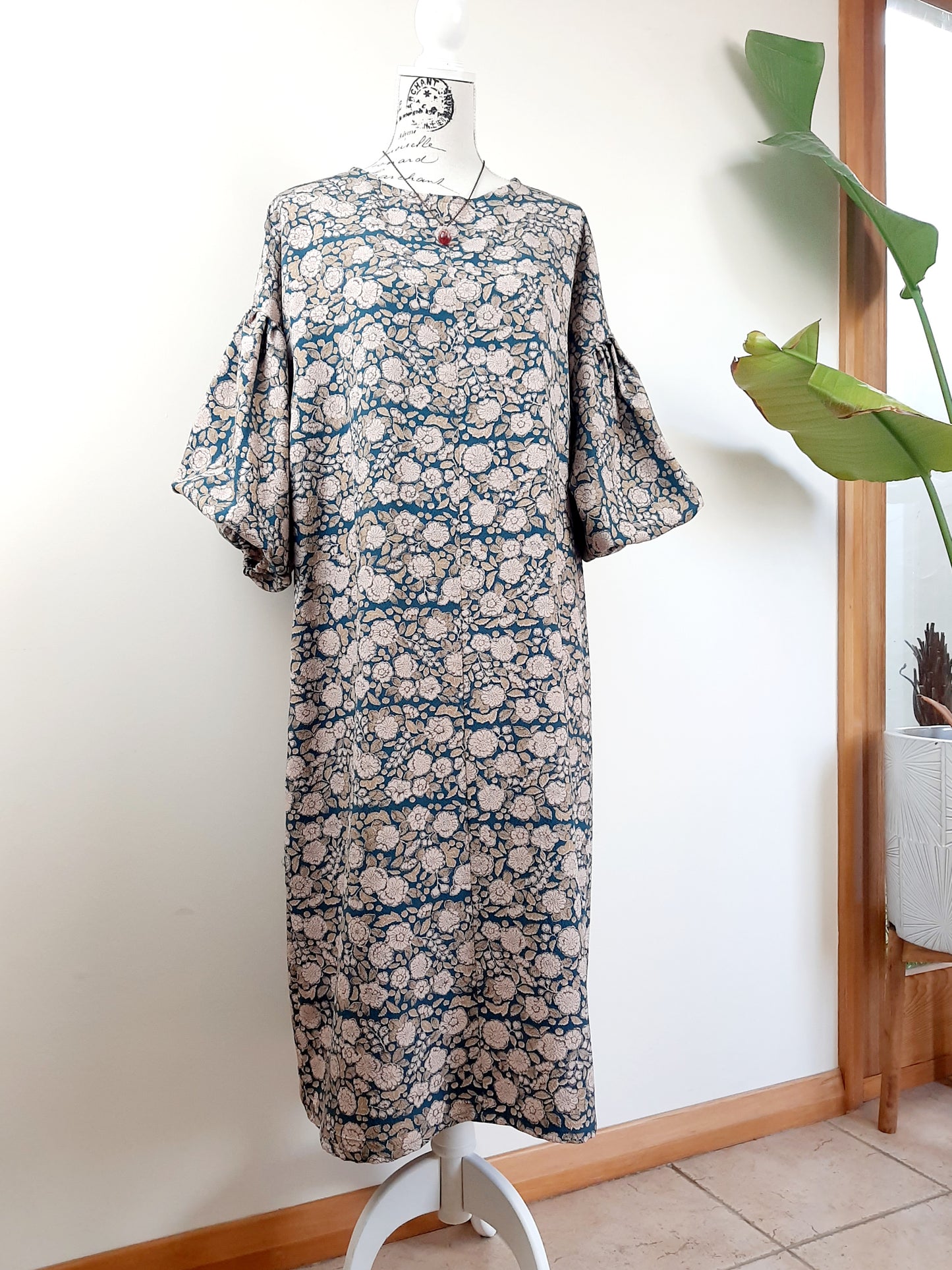 Vintage kimono silk dress
