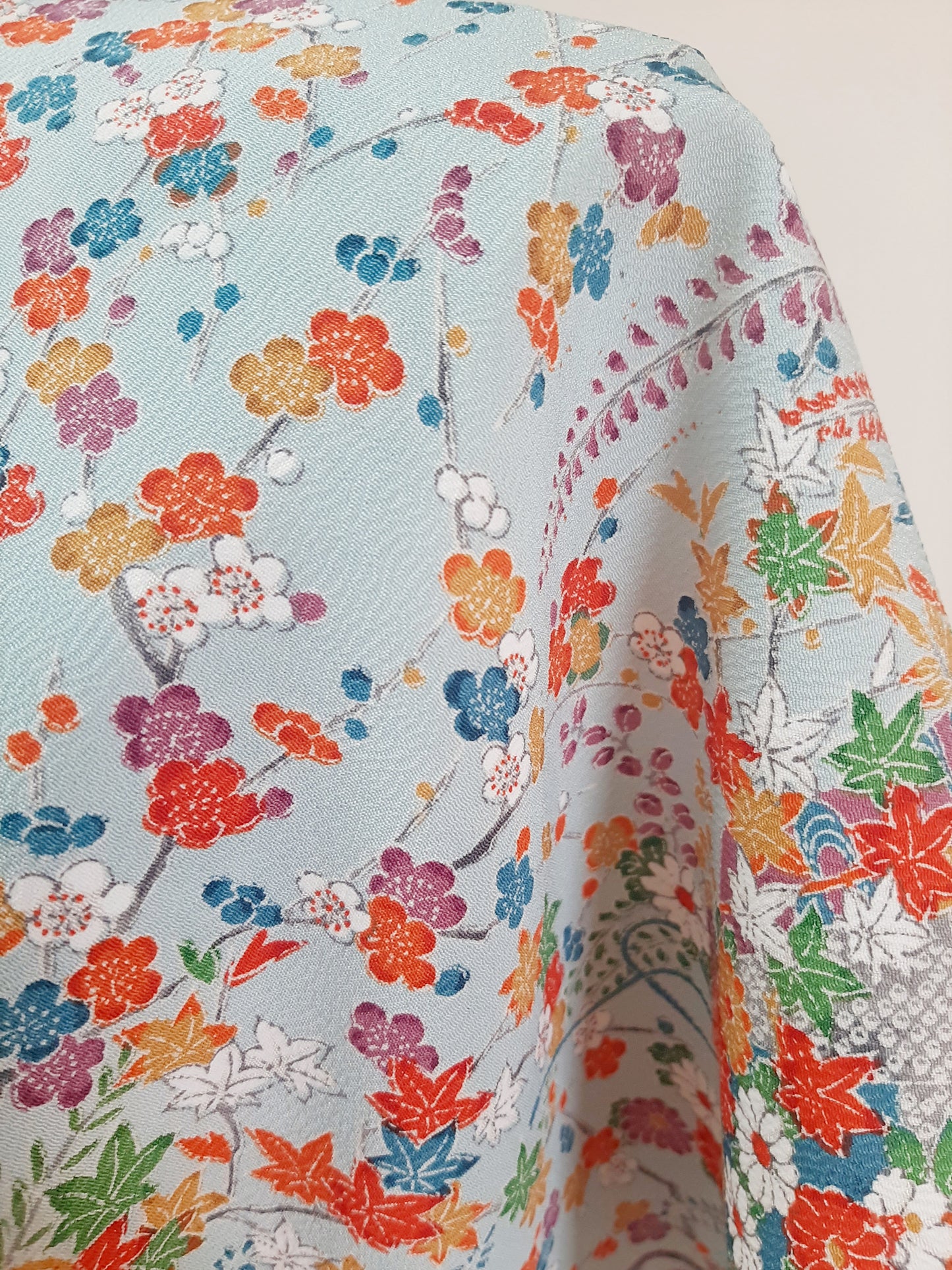 Vintage kimono silk dress