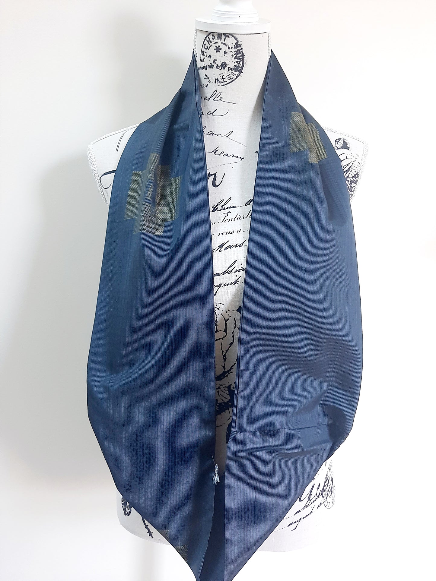 Vintage kimono silk snood