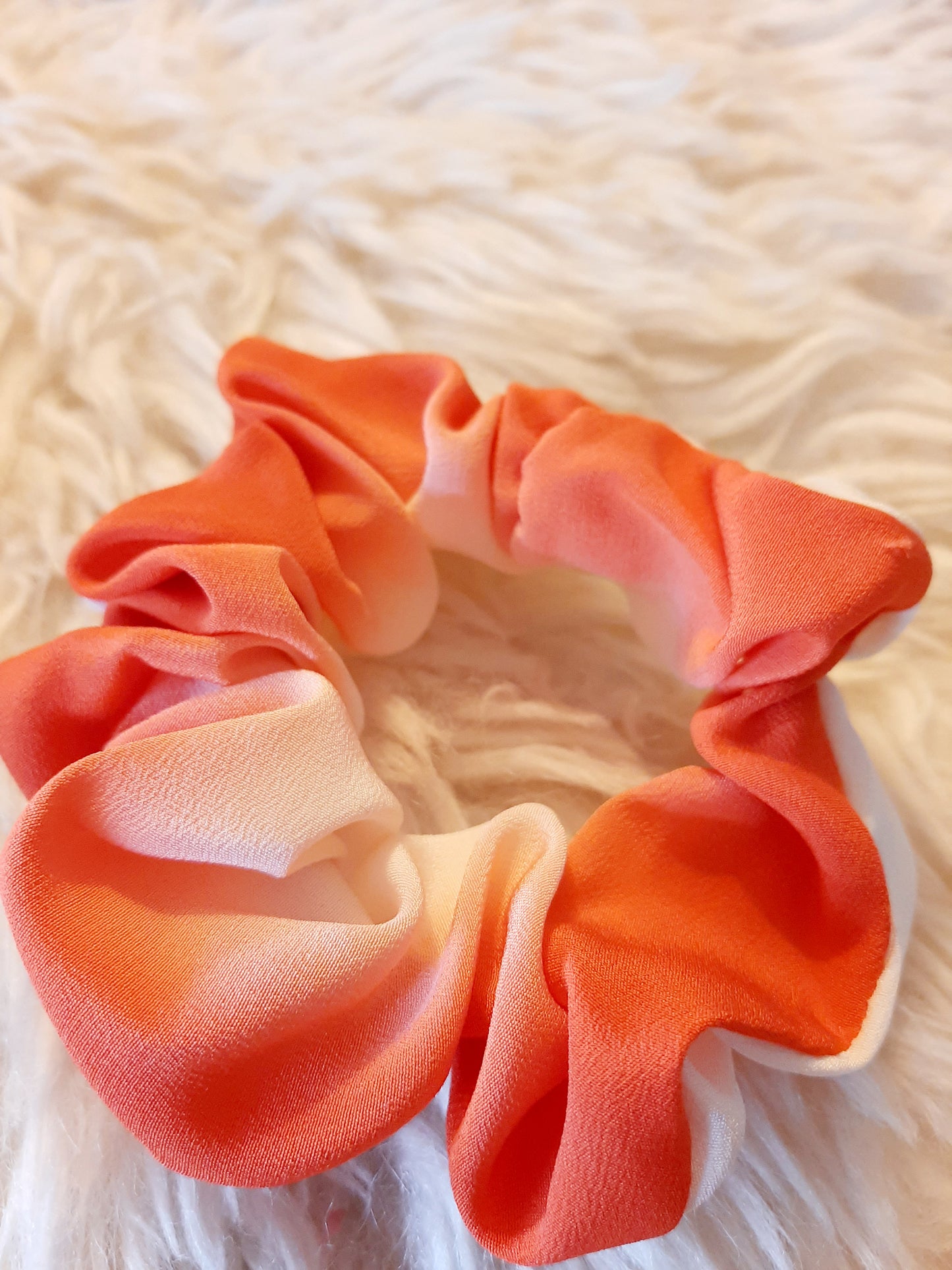 Vintage kimono silk scrunchies