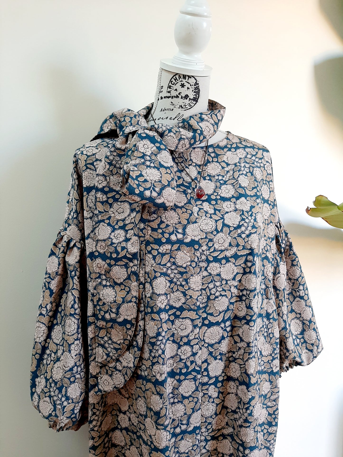 Vintage kimono silk dress