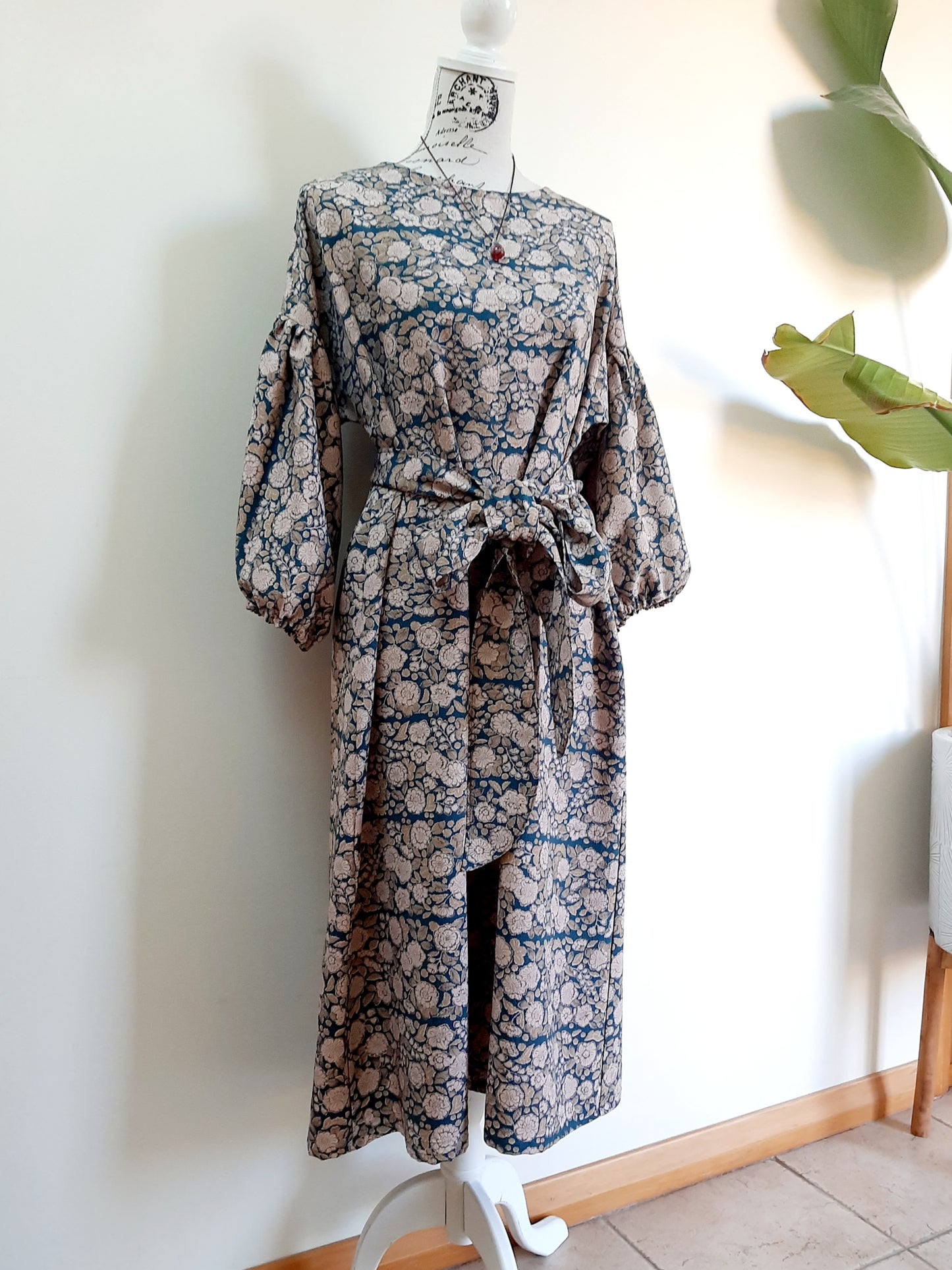 Vintage kimono silk dress