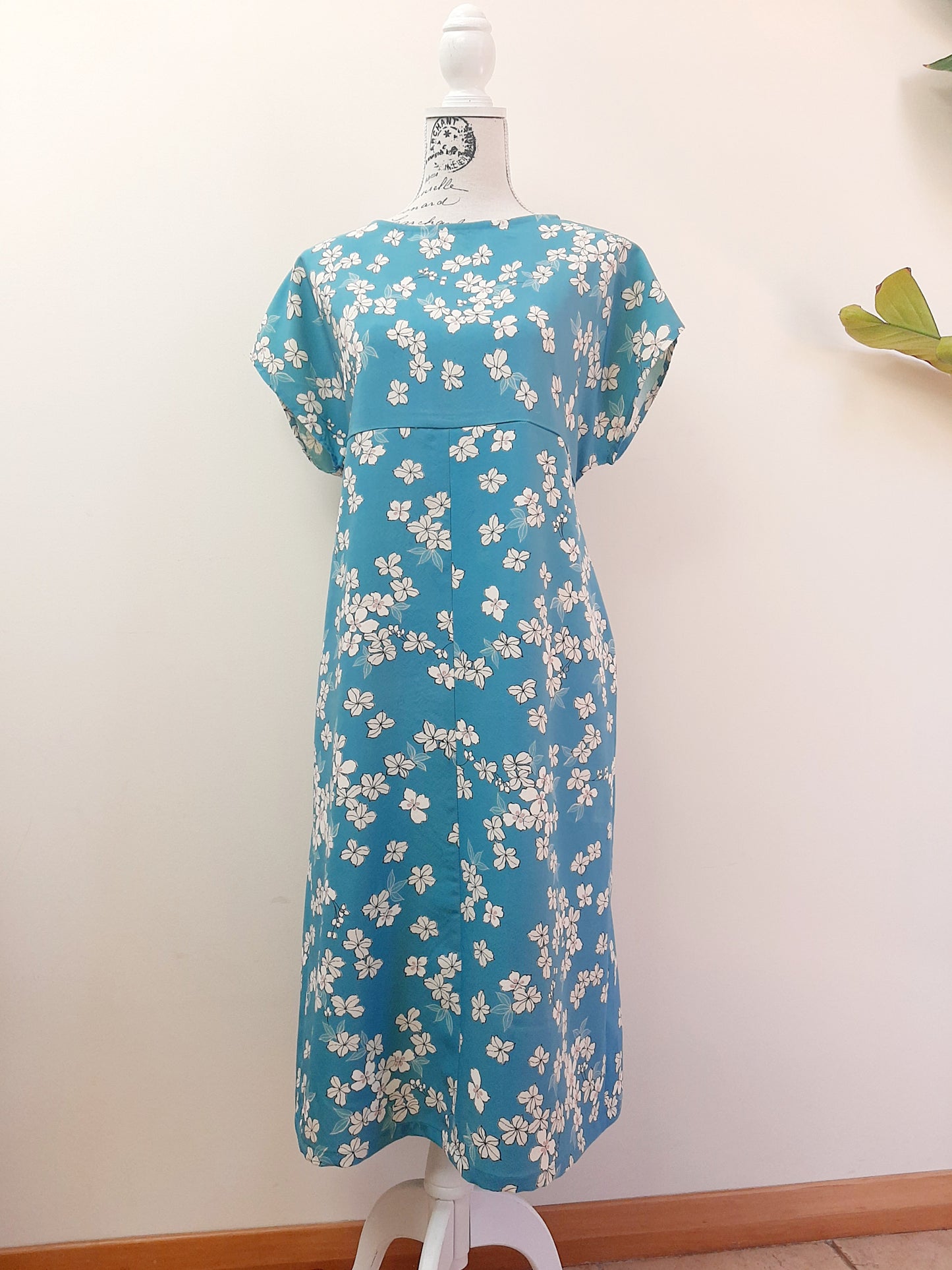 Vintage kimono silk dress