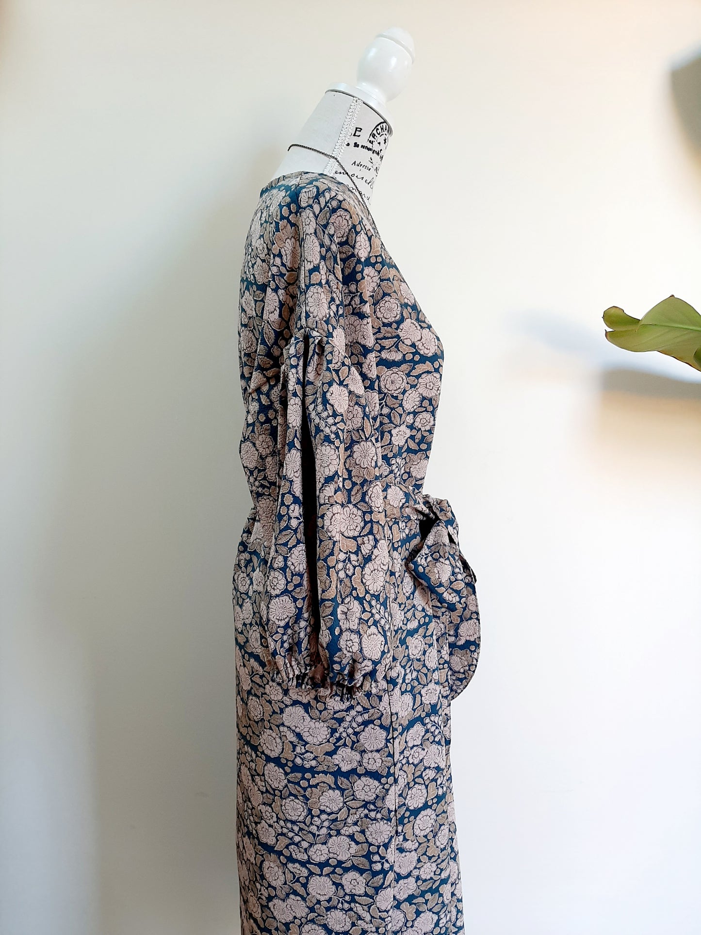 Vintage kimono silk dress