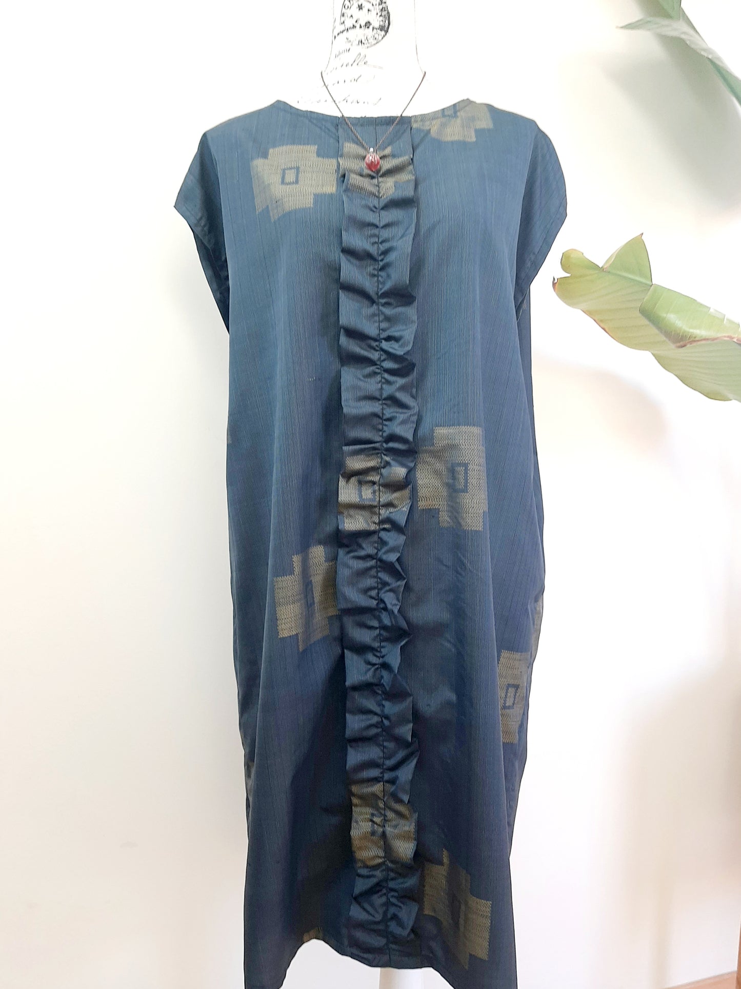 Vintage kimono silk dress