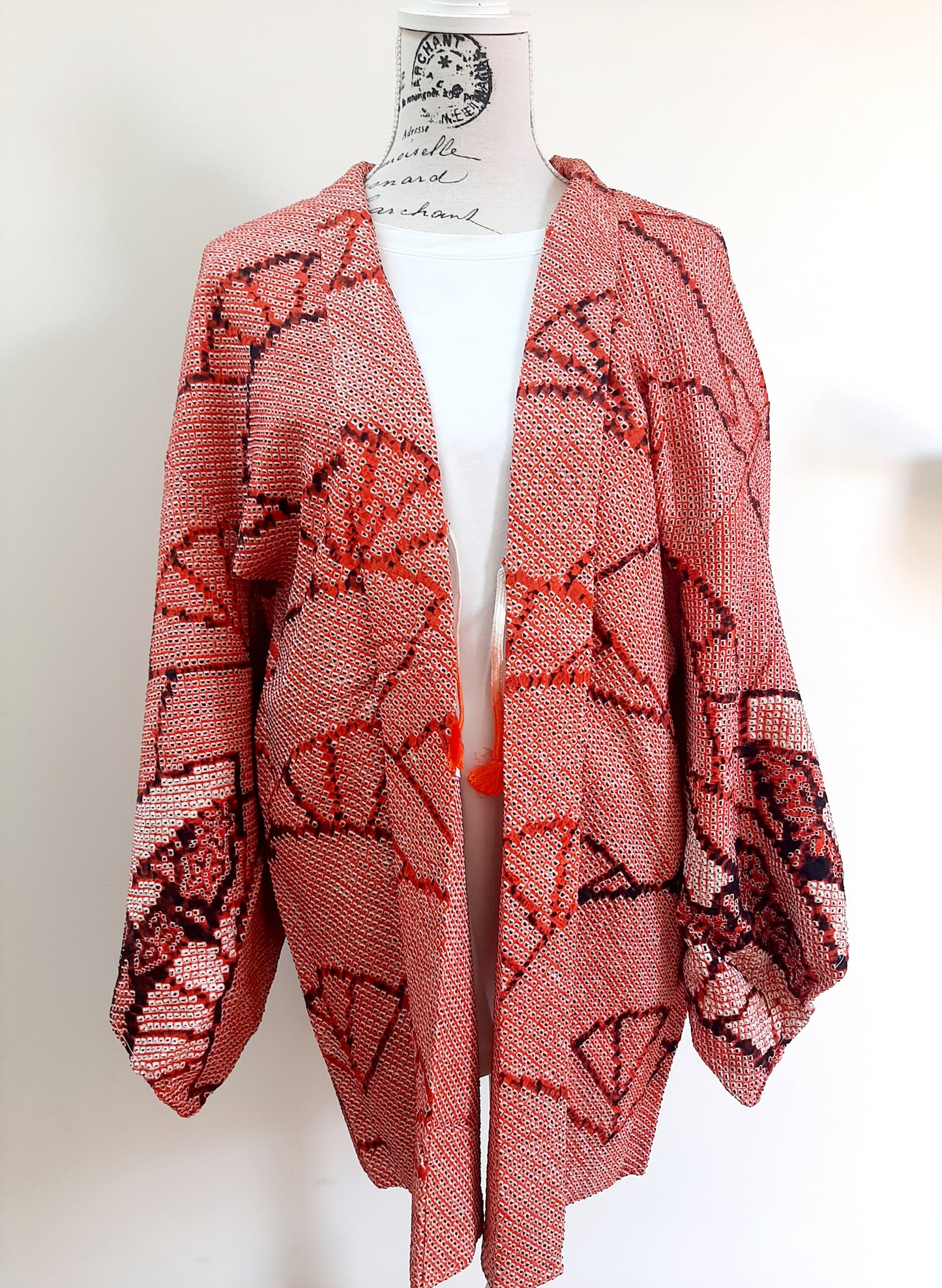 Japanese Vintage Silk Haori, Kimono jacket