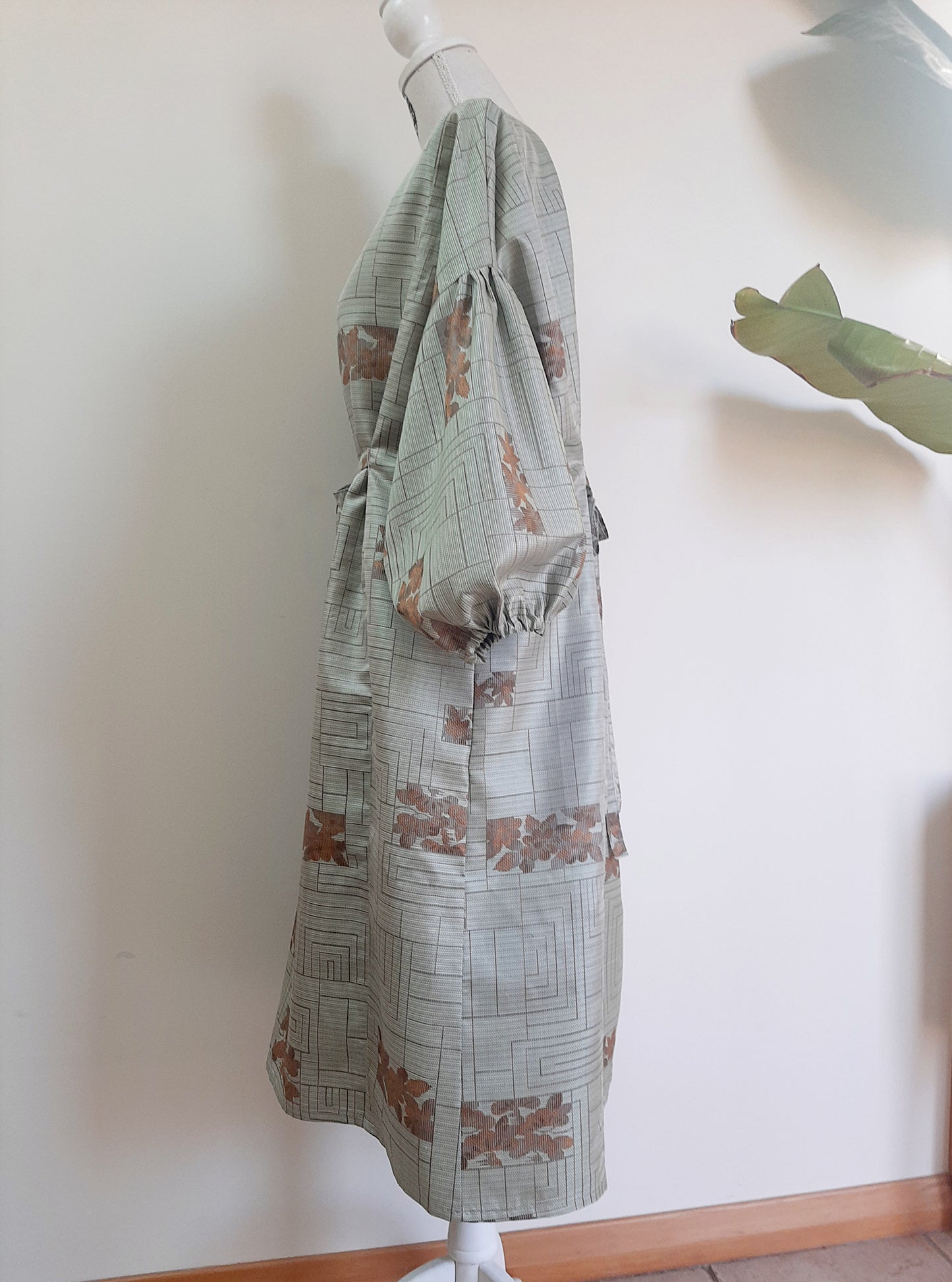 Vintage kimono silk dress