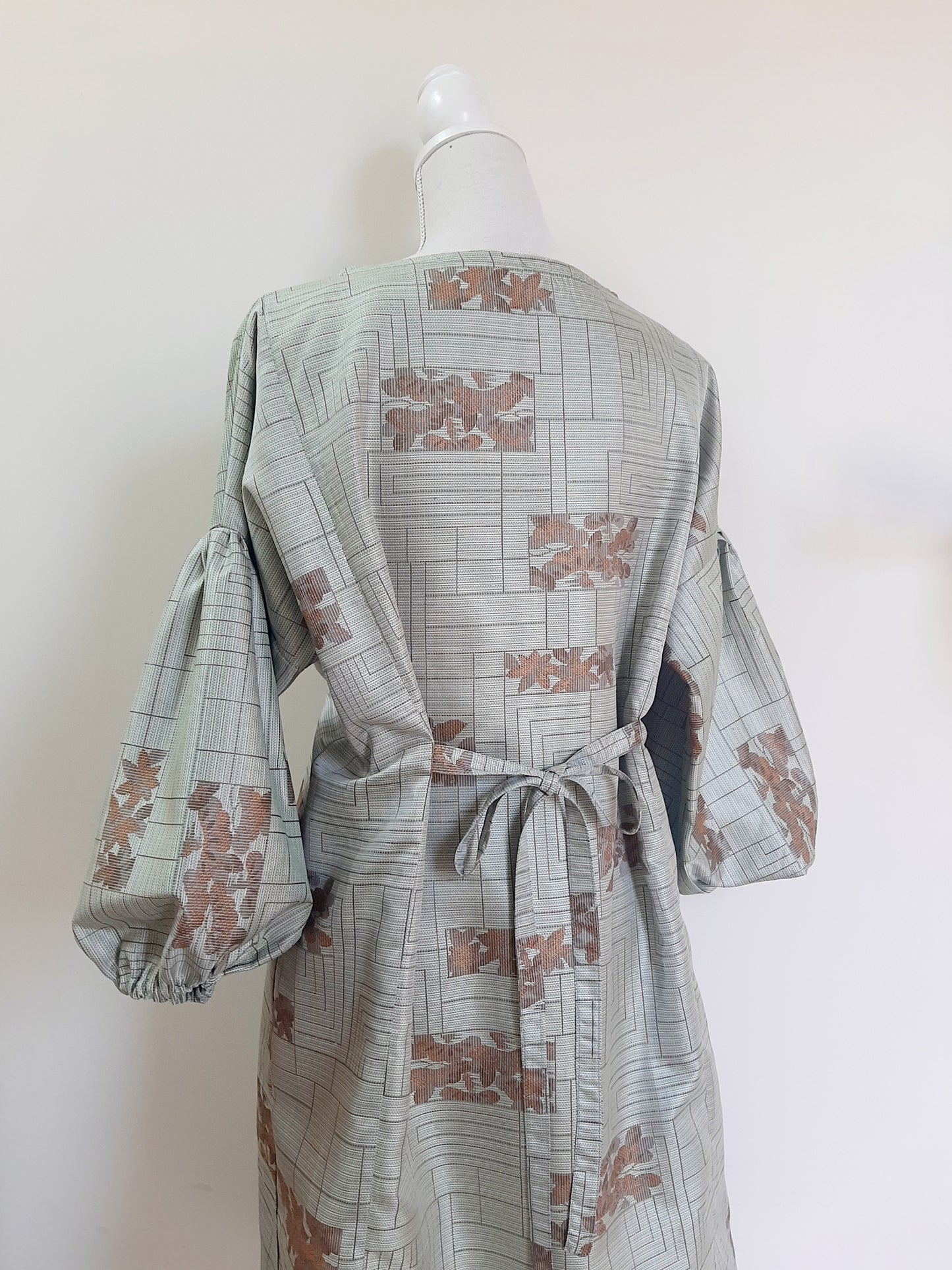 Vintage kimono silk dress