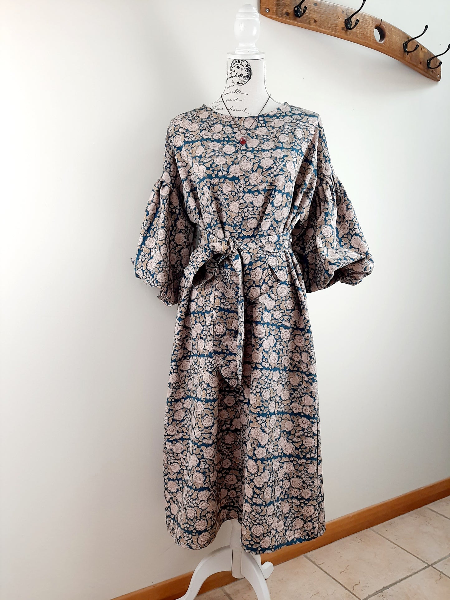 Vintage kimono silk dress