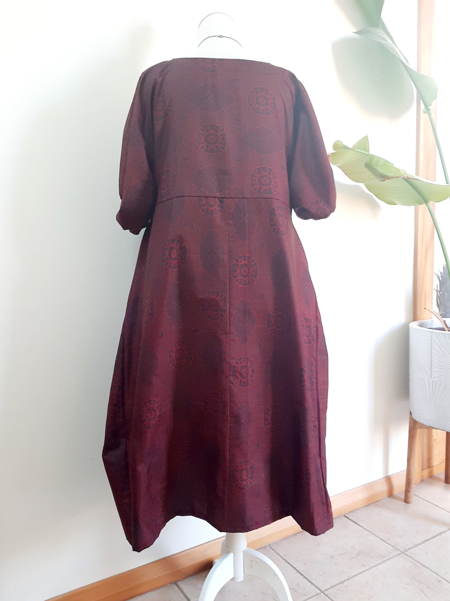 Vintage kimono silk dress