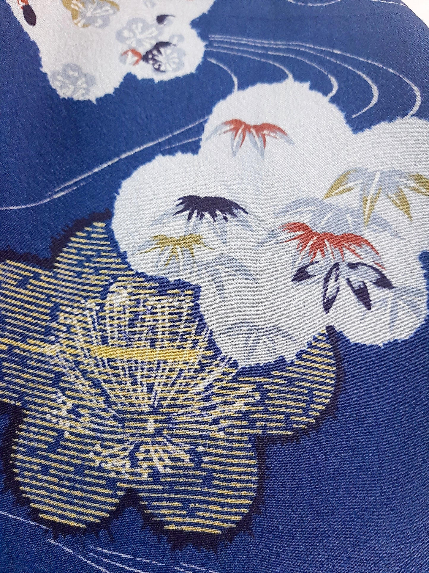 Vintage kimono silk snood