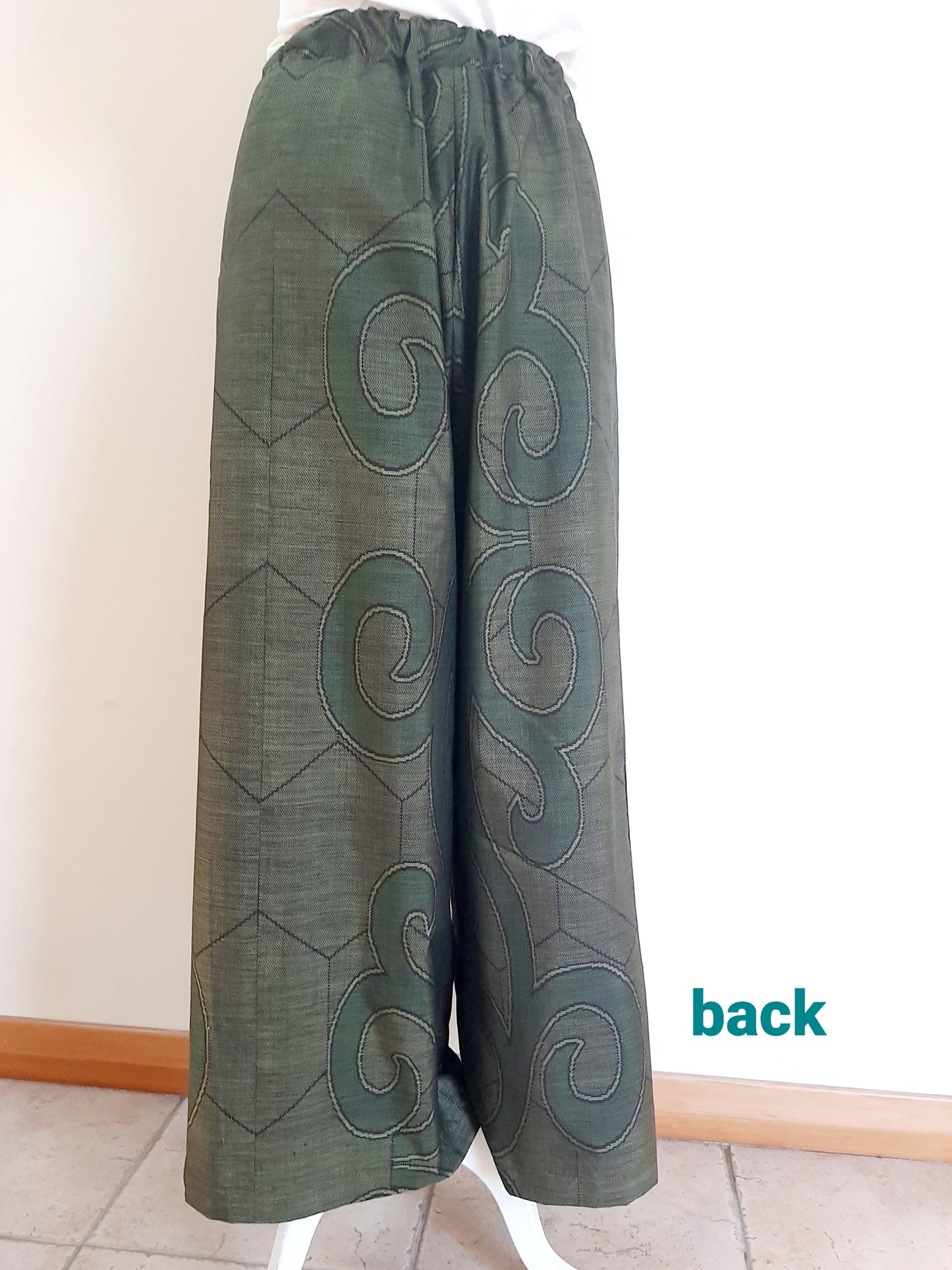 Vintage Kimono Wide Pants