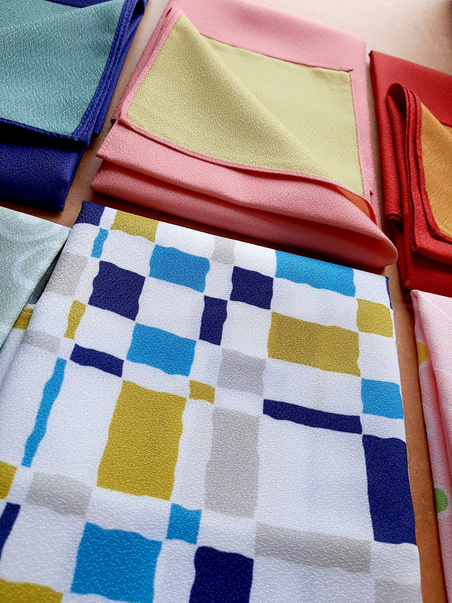 A pair of Furoshiki cloth (A)