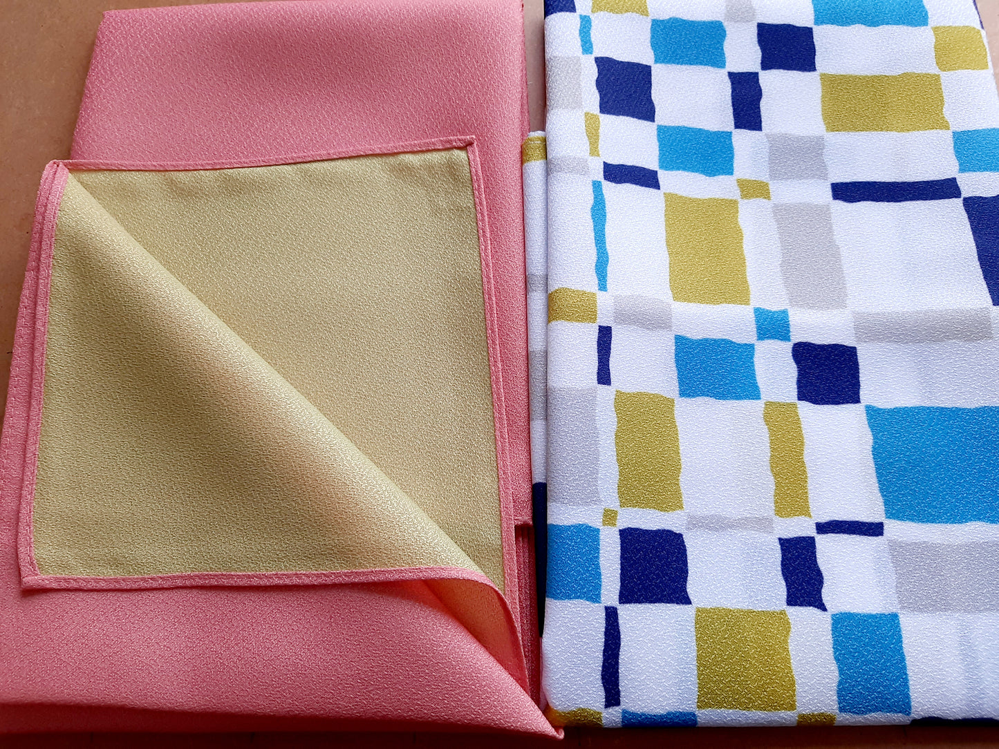A pair of Furoshiki cloth (A)