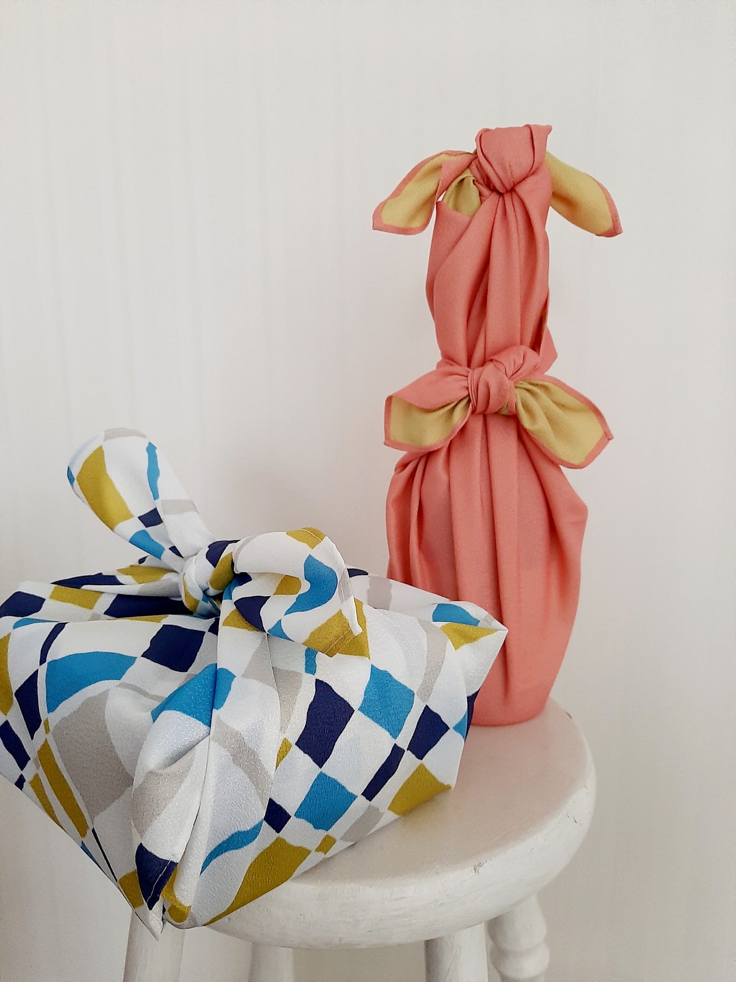 A pair of Furoshiki cloth (A)