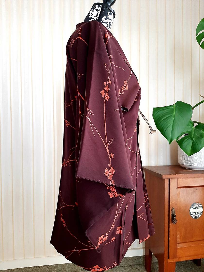 Japanese Vintage Silk Haori, Kimono jacket