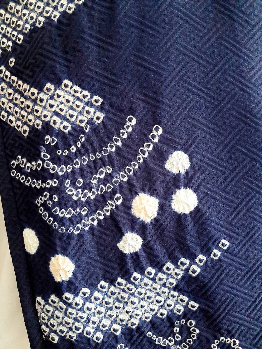 Vintage kimono silk snood